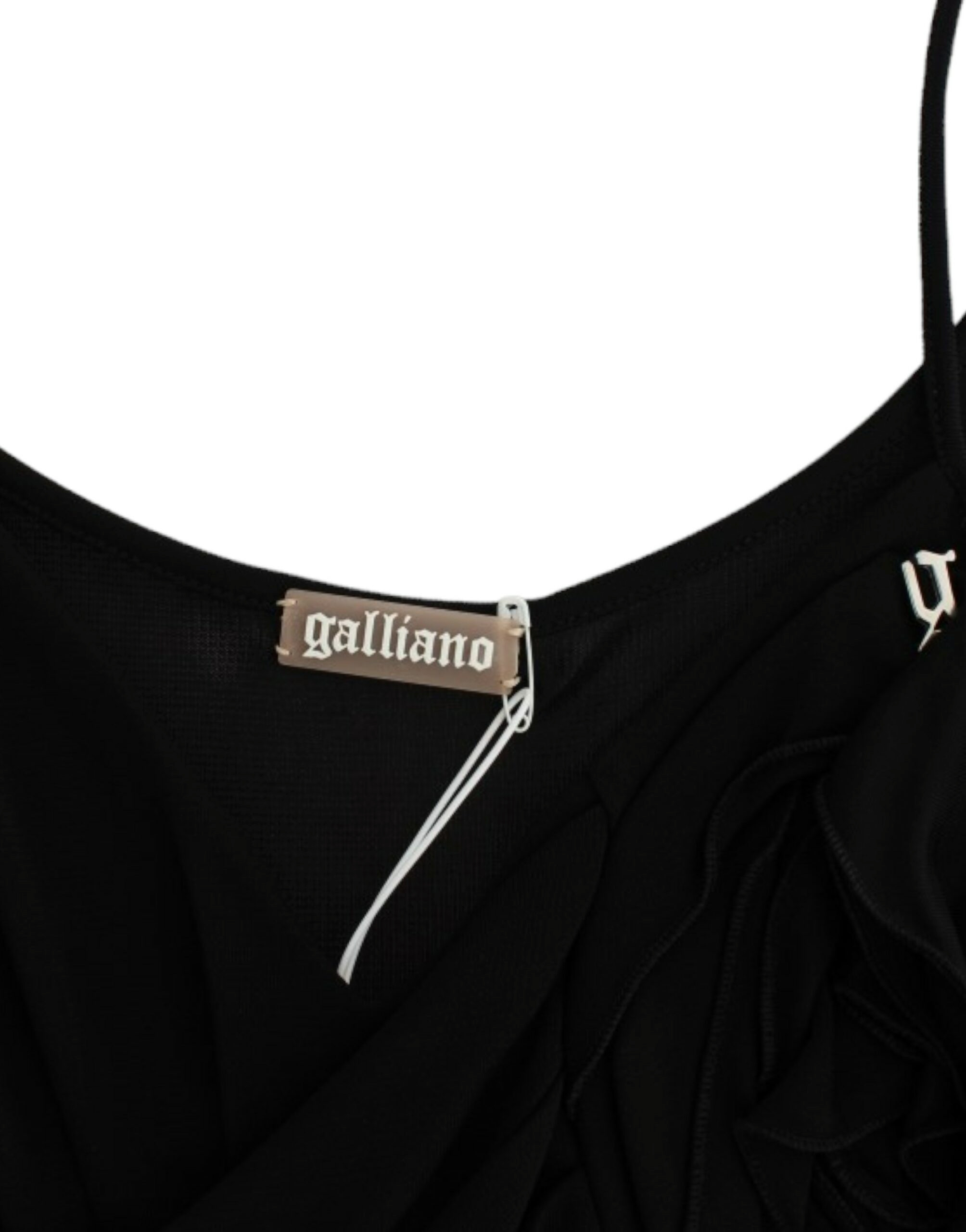 Платье John Galliano Черное коктейльное платье