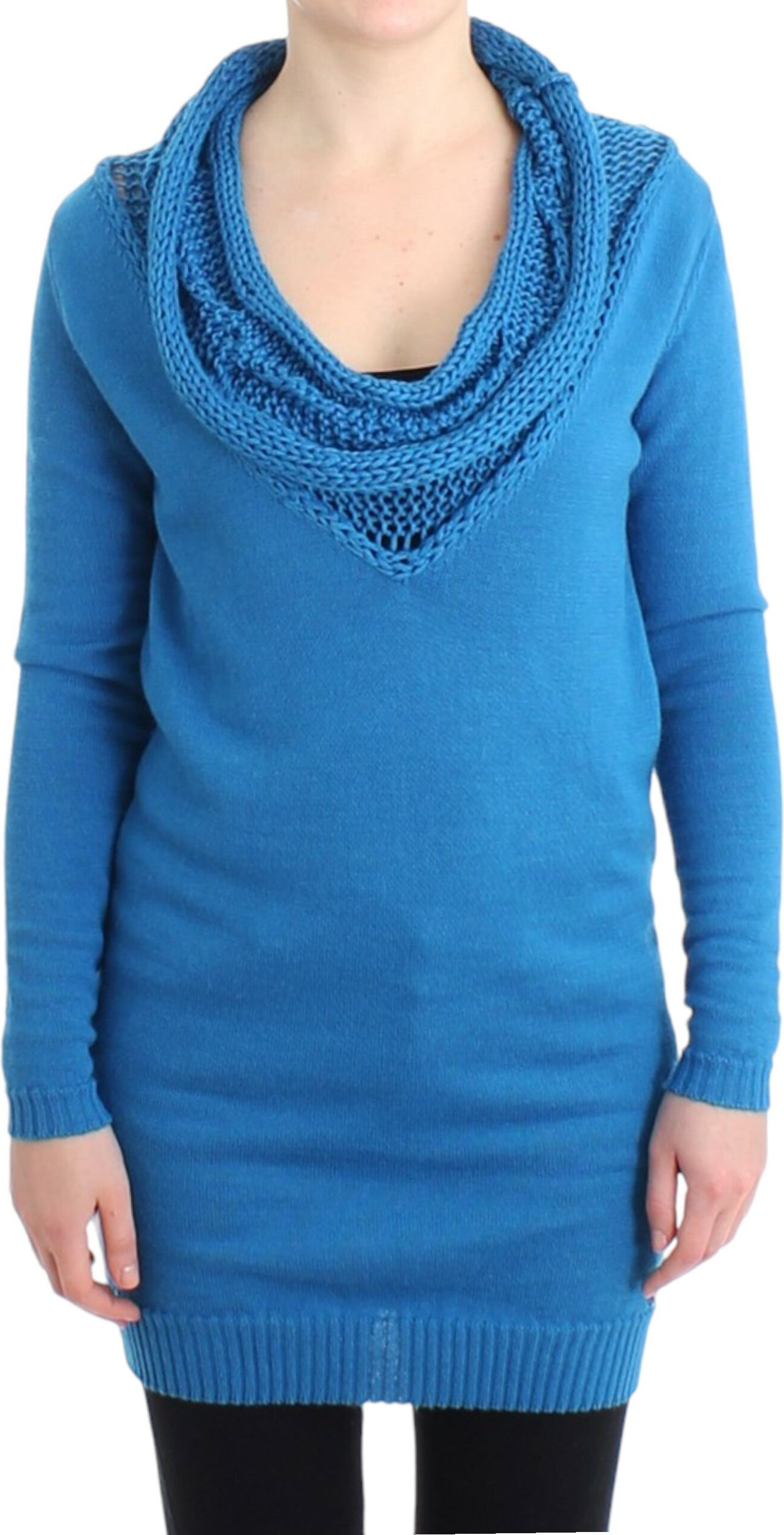 Jumper Costume National Blue scoopneck sweater