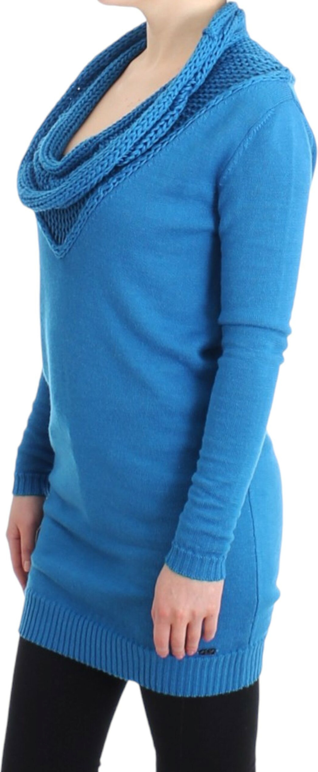 Jumper Costume National Blue scoopneck sweater