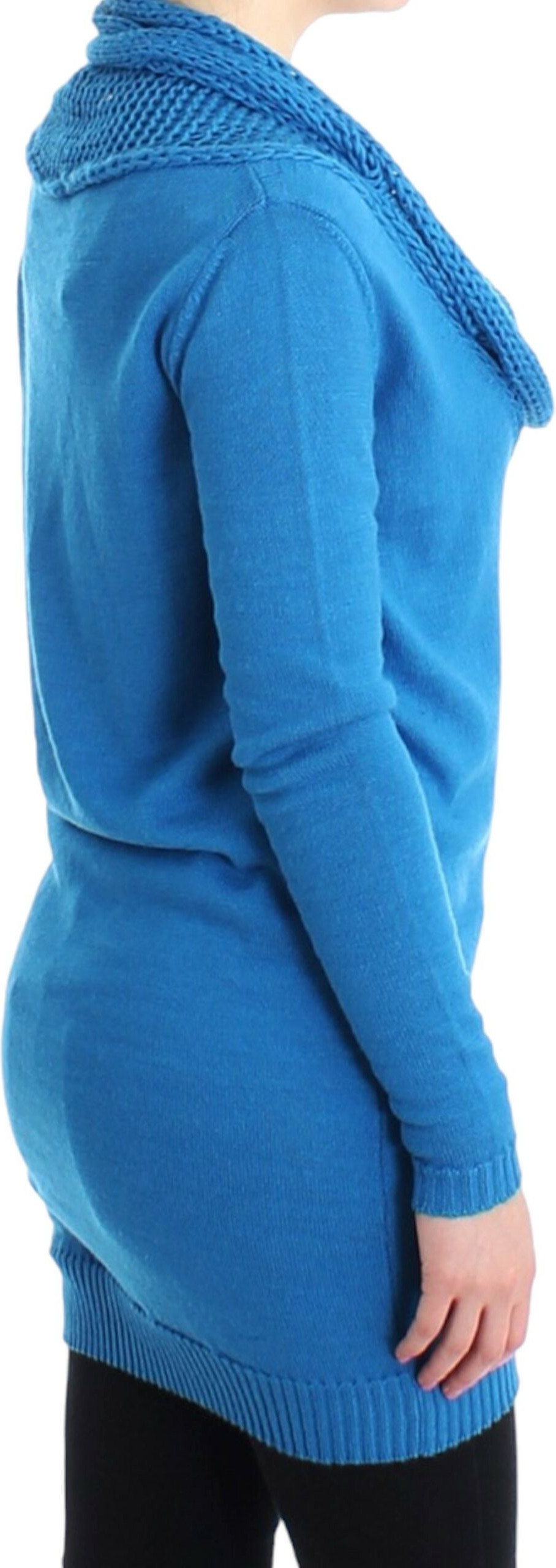 Jumper Costume National Blue scoopneck sweater