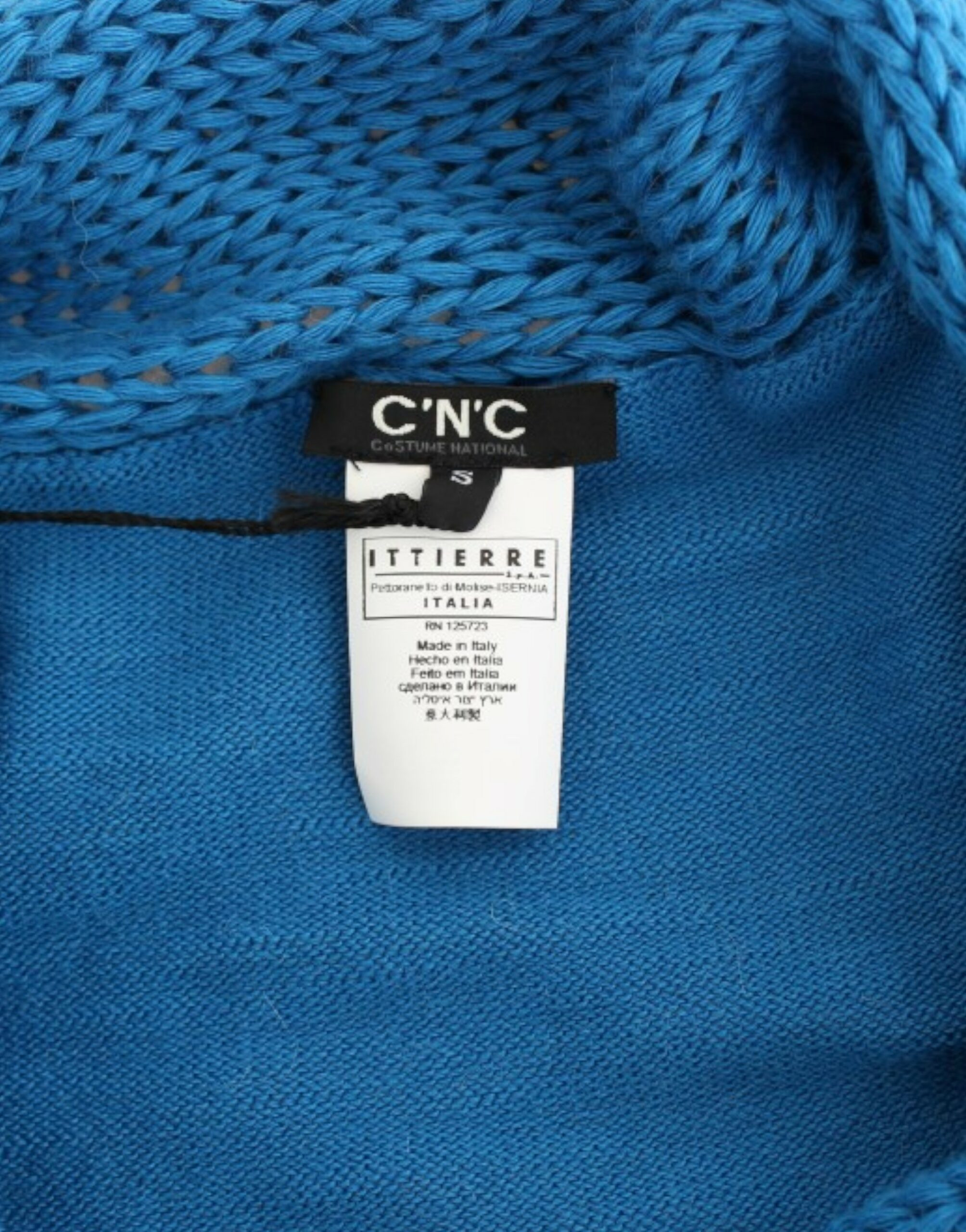 Jumper Costume National Blue scoopneck sweater