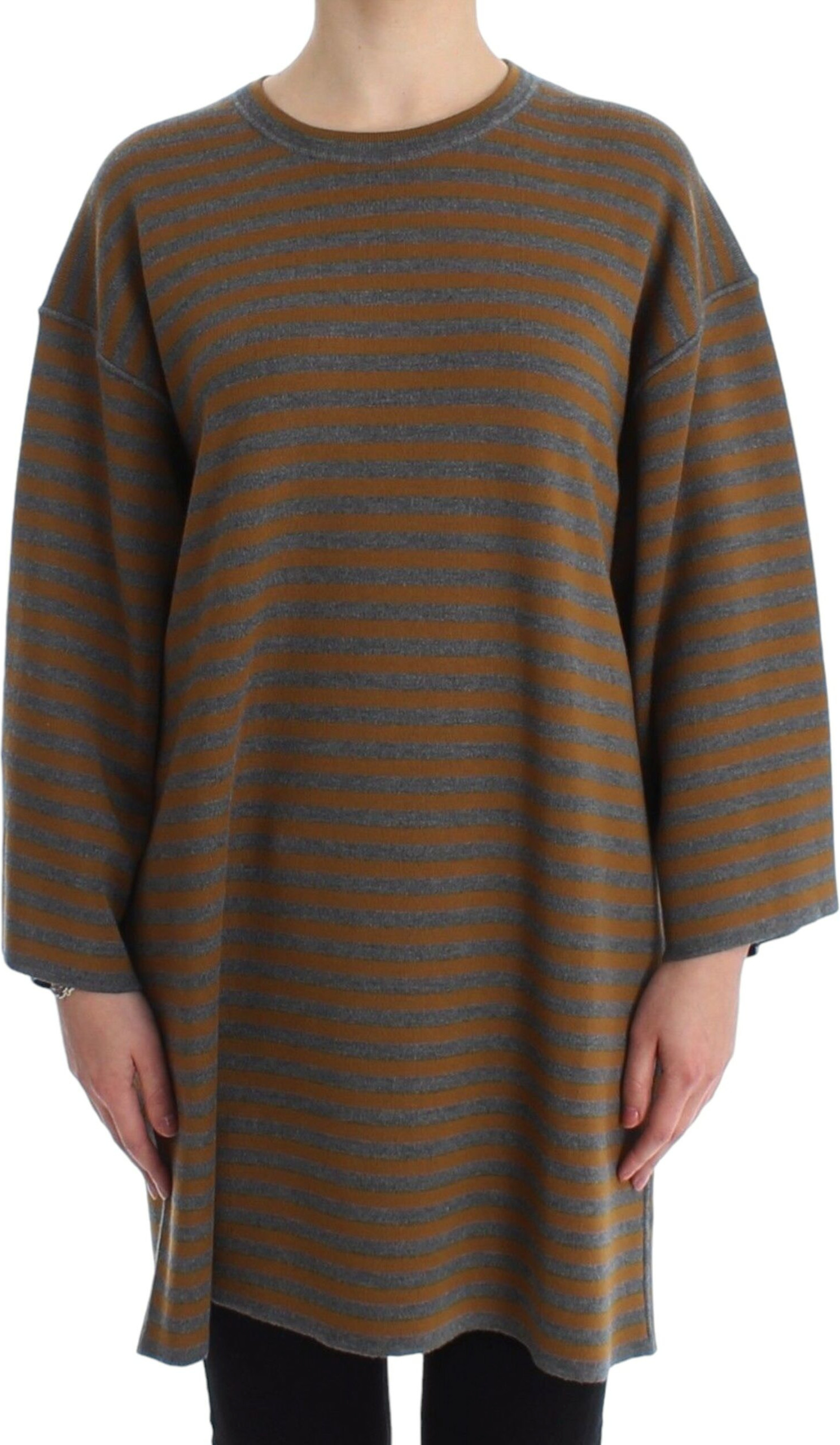 Jumper Dolce & Gabbana Uzun Kul Gray Yellow Chong'i Jeylasi