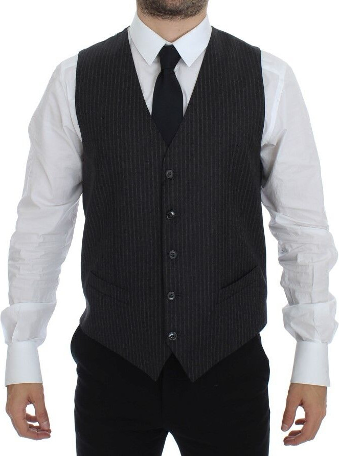 Vest Dolce & Gabbana Gray Striped