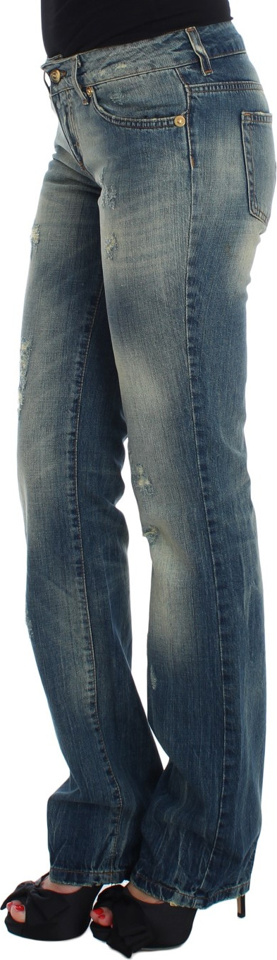 Джинсы Roberto Cavalli Blue Cotton Low Waist Jeans