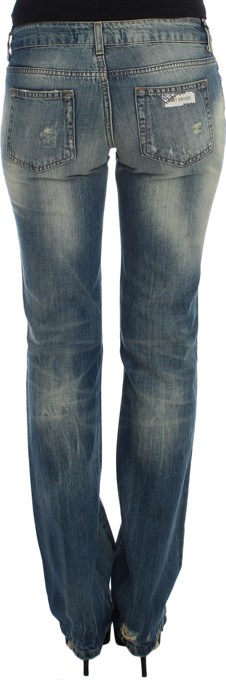 Джинсы Roberto Cavalli Blue Cotton Low Waist Jeans