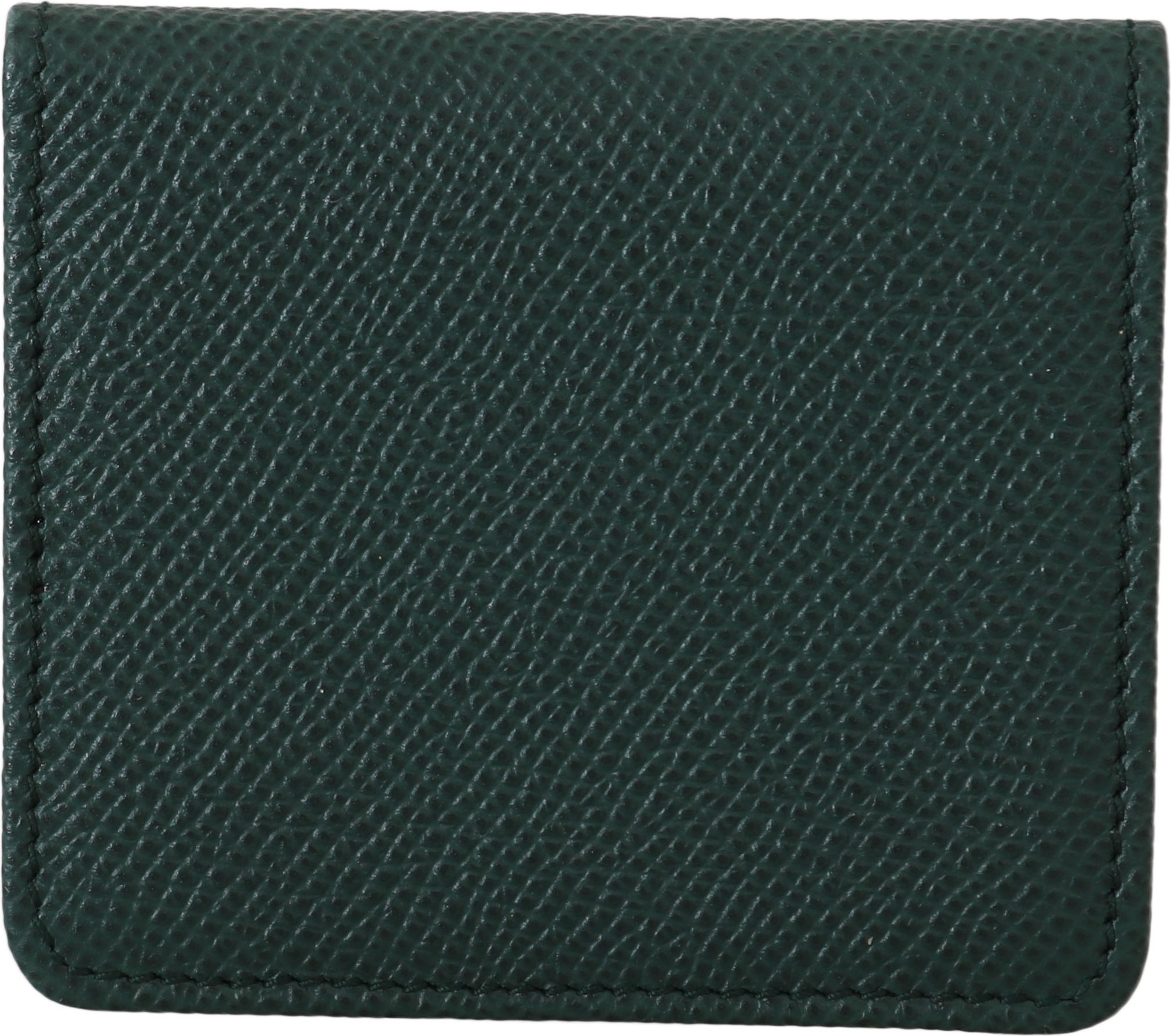 Wallet Dolce & Gabbana Elegant Green Leather Condom Case