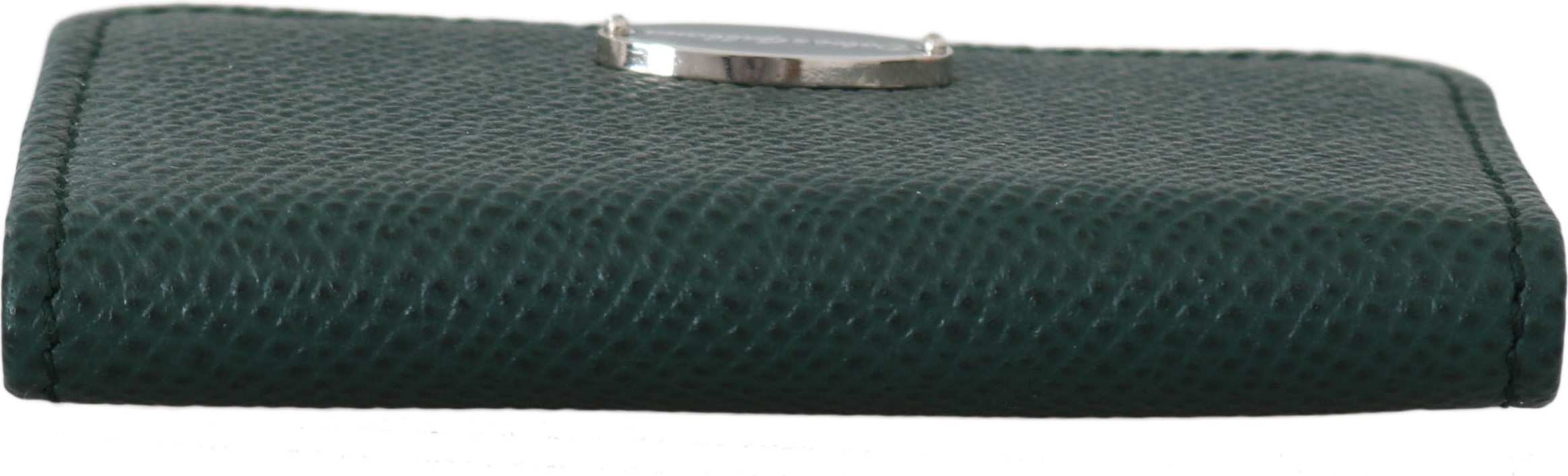 Wallet Dolce & Gabbana Elegant Green Leather Condom Case