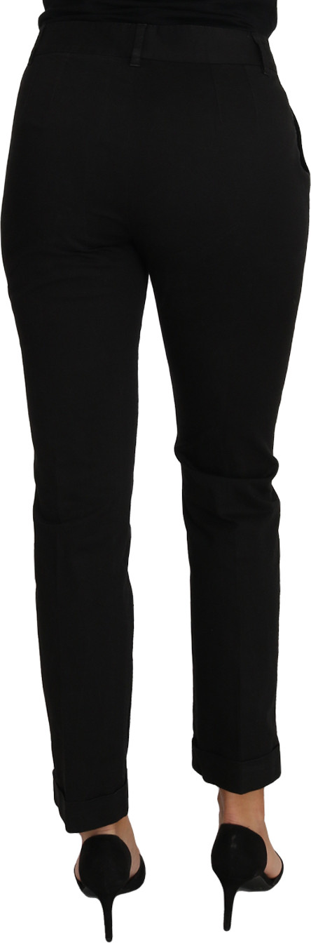 Pants Dolce & Gabbana Black Dress Cropped Straight
