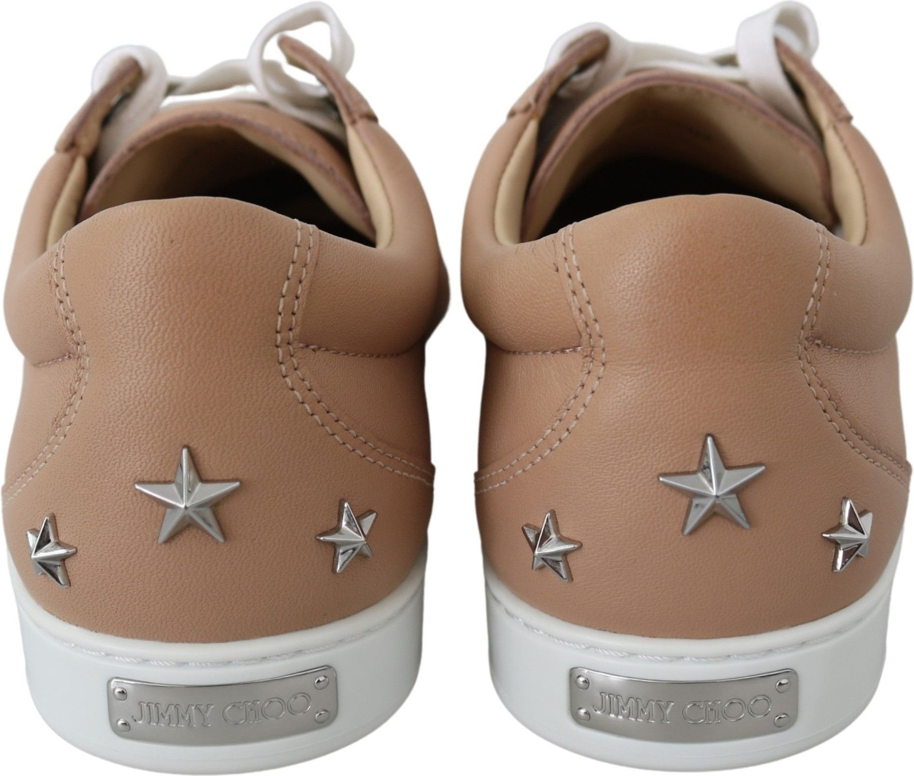 Jimmy Choo Powder Pink Nappa Deri Krossovkalar