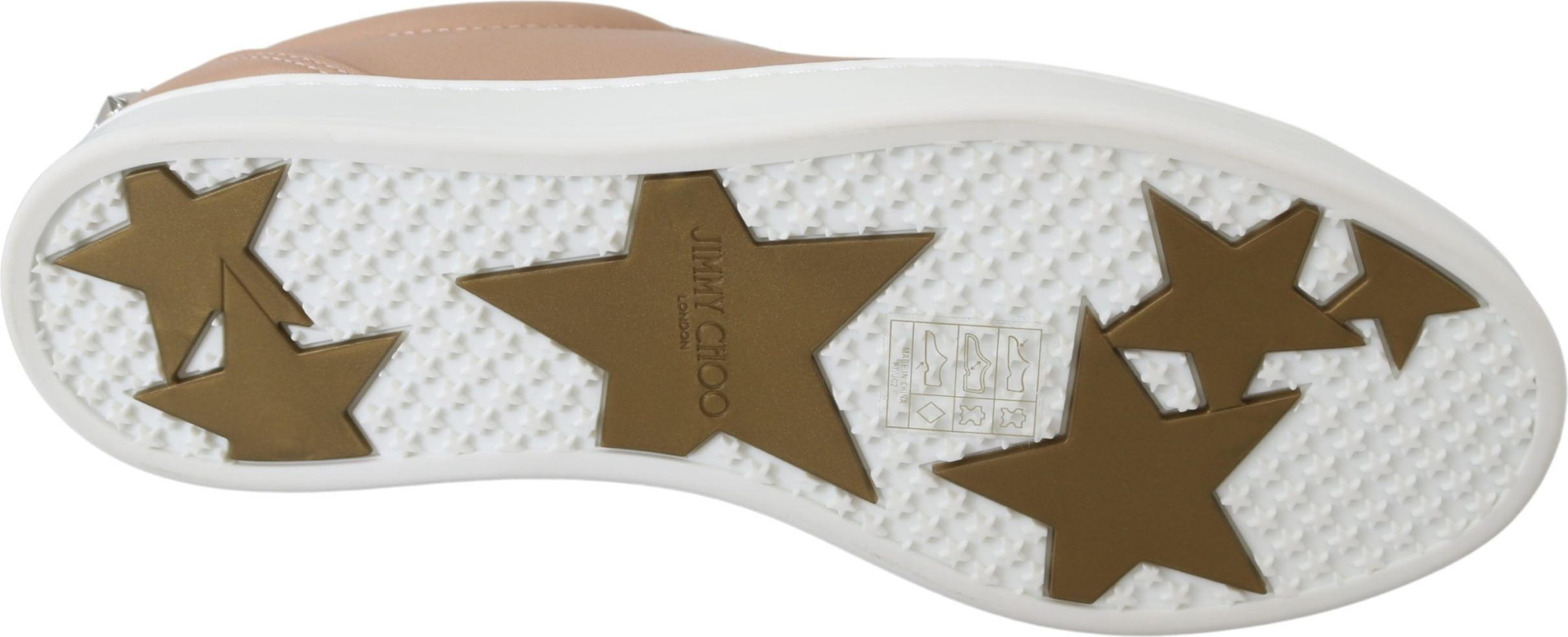 Jimmy Choo Powder Pink Nappa Deri Krossovkalar