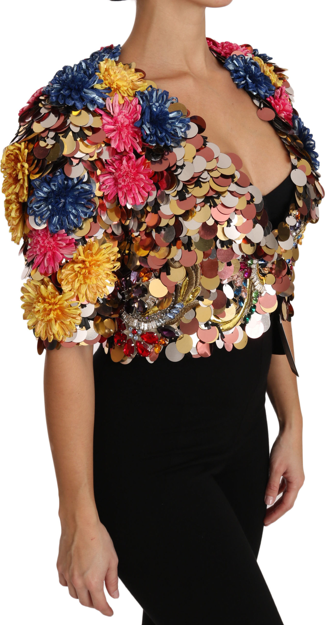 Dolce & Gabbana Kristalli Chechakli Jaket Palto