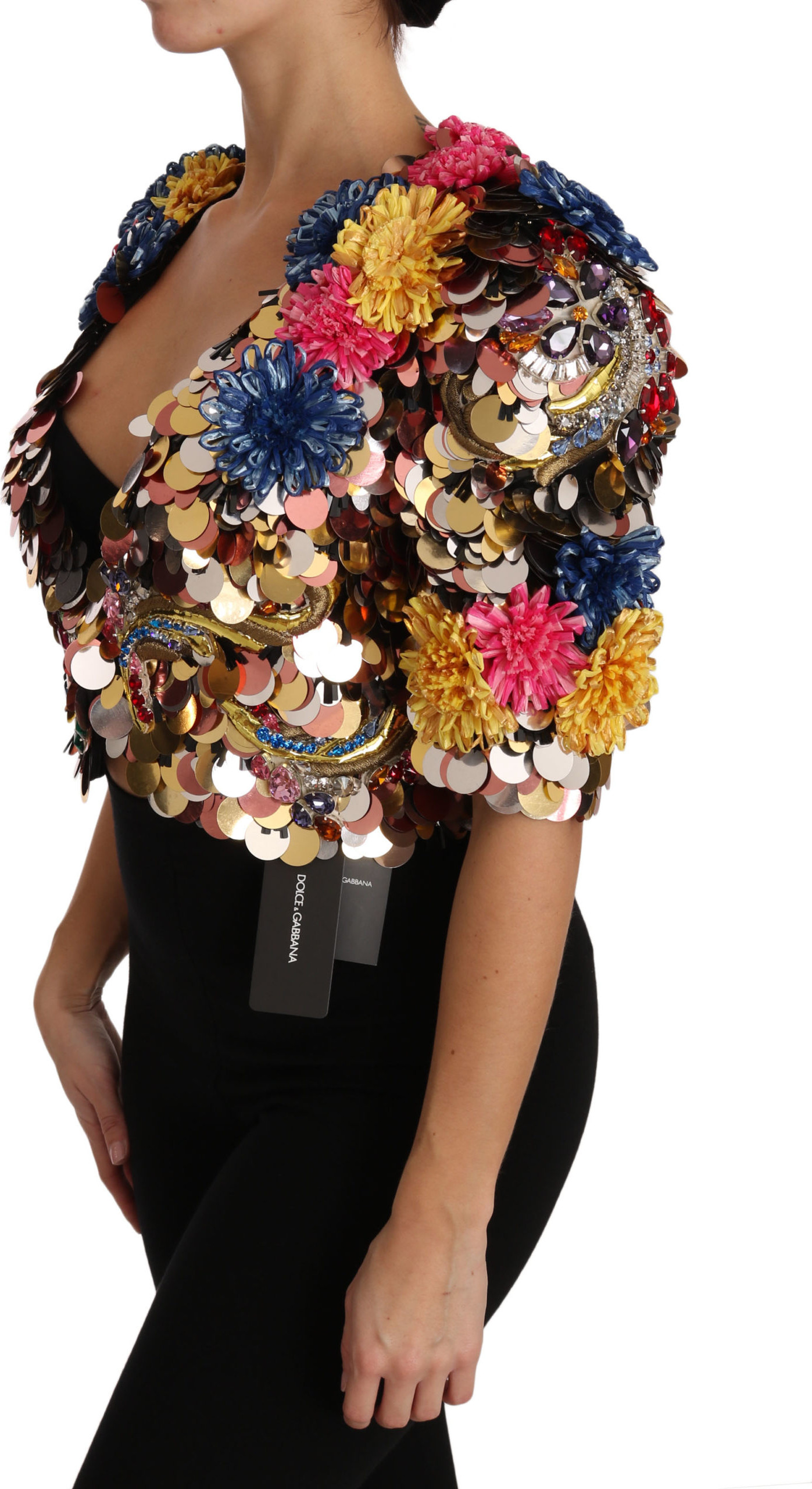 Dolce & Gabbana Kristalli Chechakli Jaket Palto
