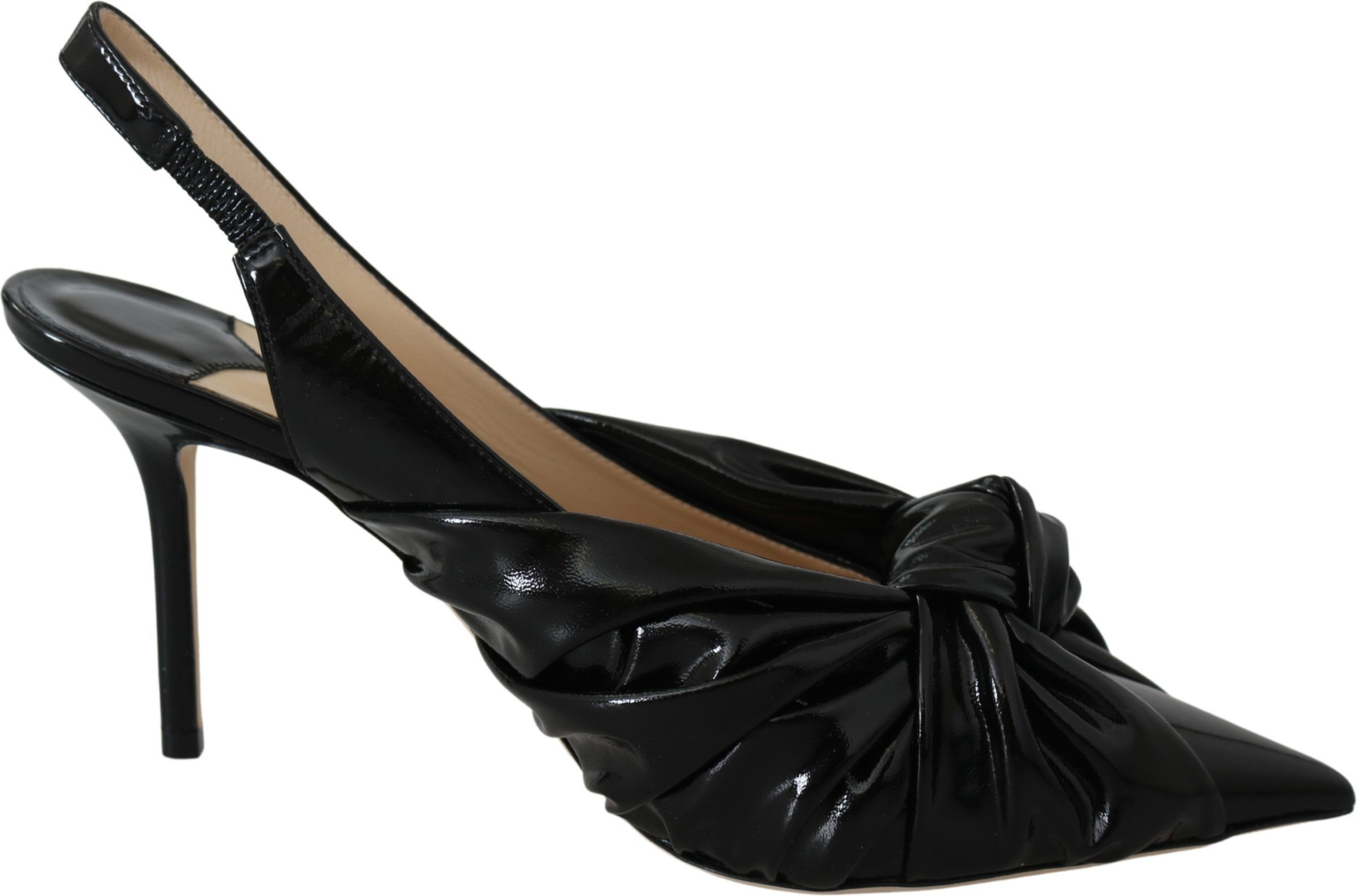 Pumps Jimmy Choo Elegant Black Leather Pointed Toe Pumps