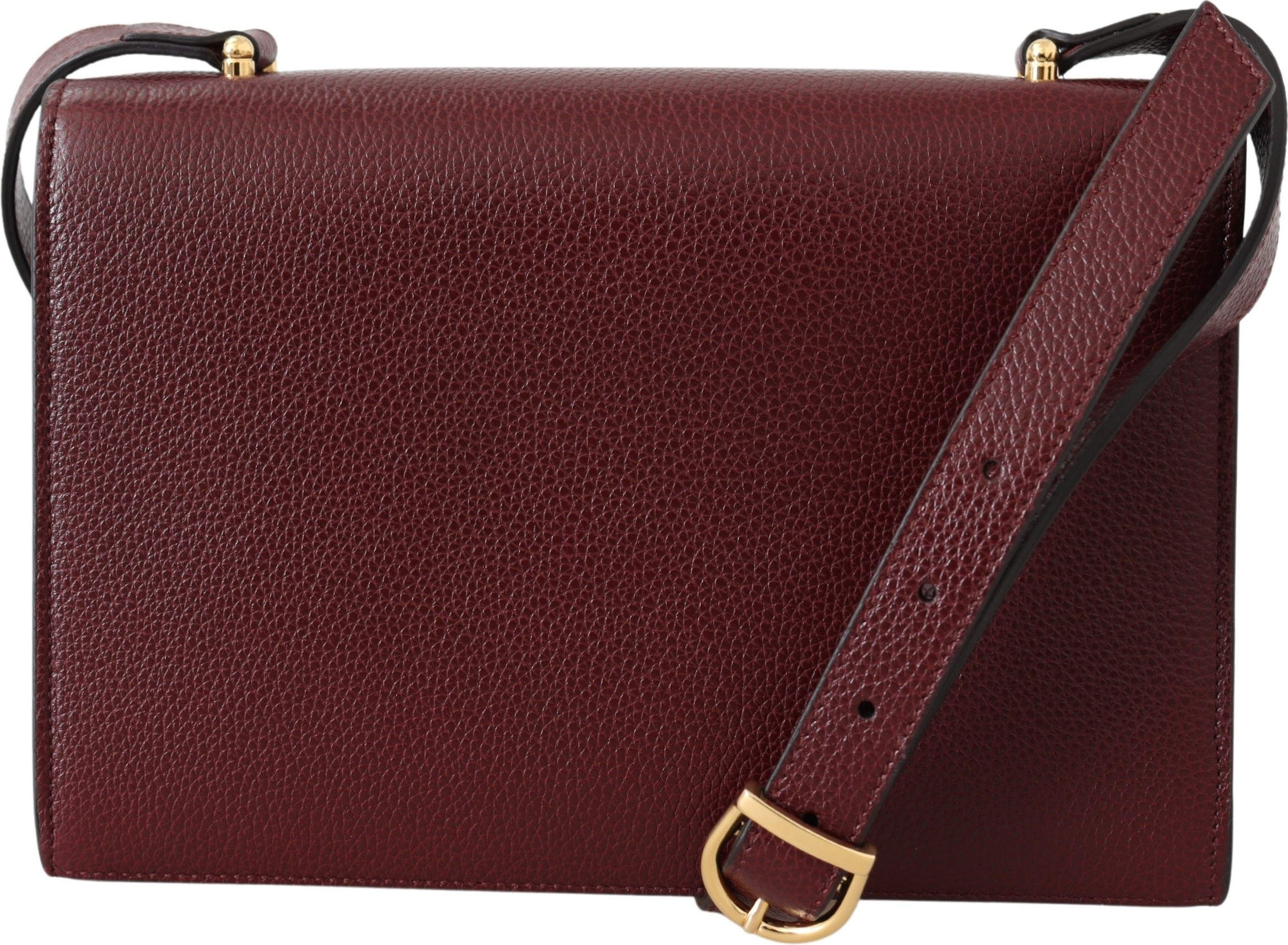 Shoulder Bag Gucci Elegant Dark Red Leather
