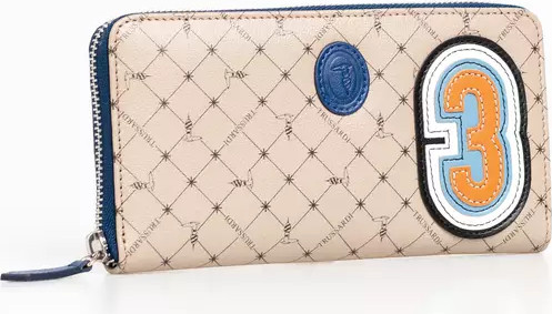 Wallet Trussardi Beige Leather Men Wallet