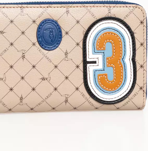 Wallet Trussardi Beige Leather Men Wallet