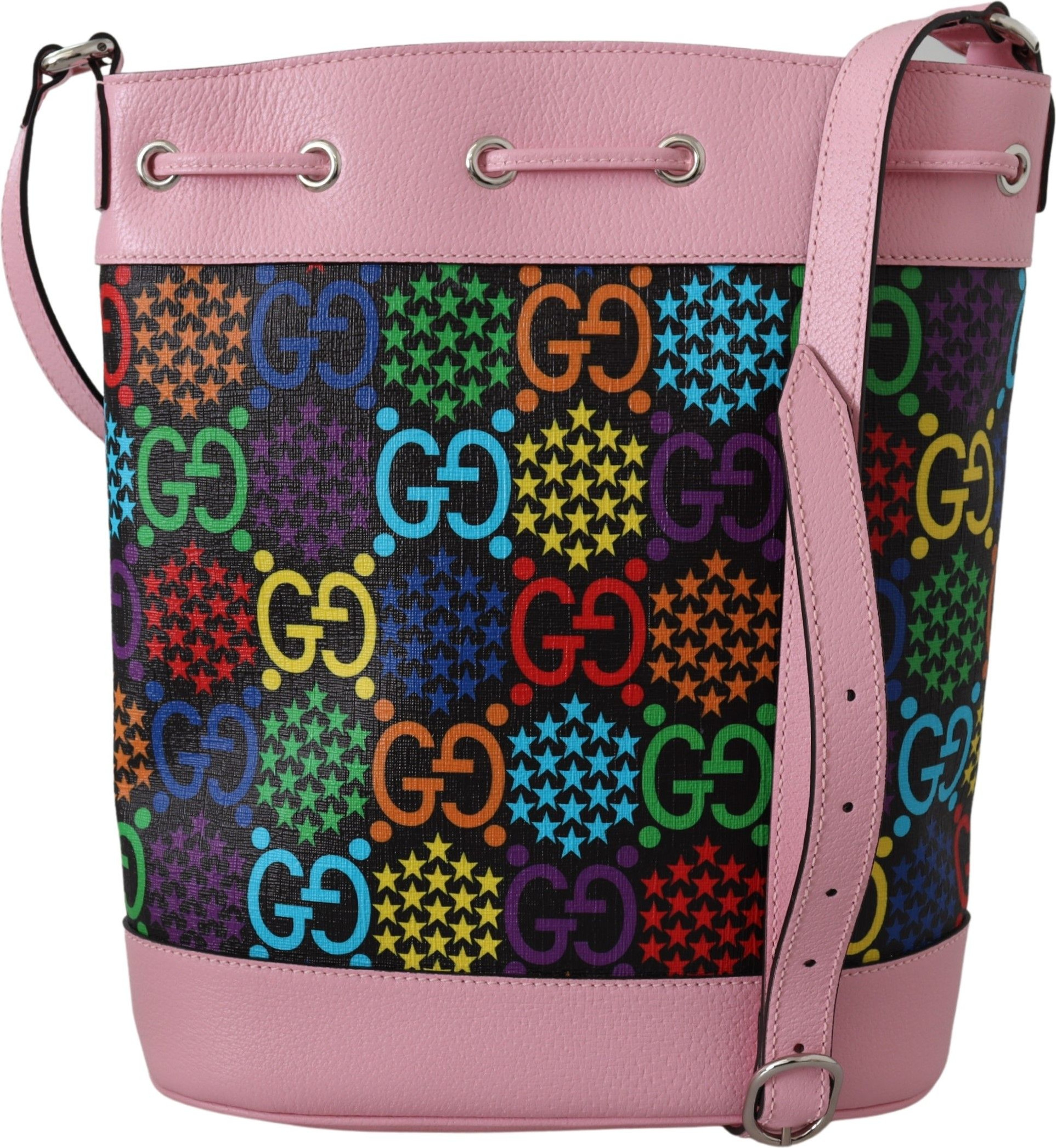 Сумка через плечо Gucci Элегантная, Мультицветная, Кожа и Холст