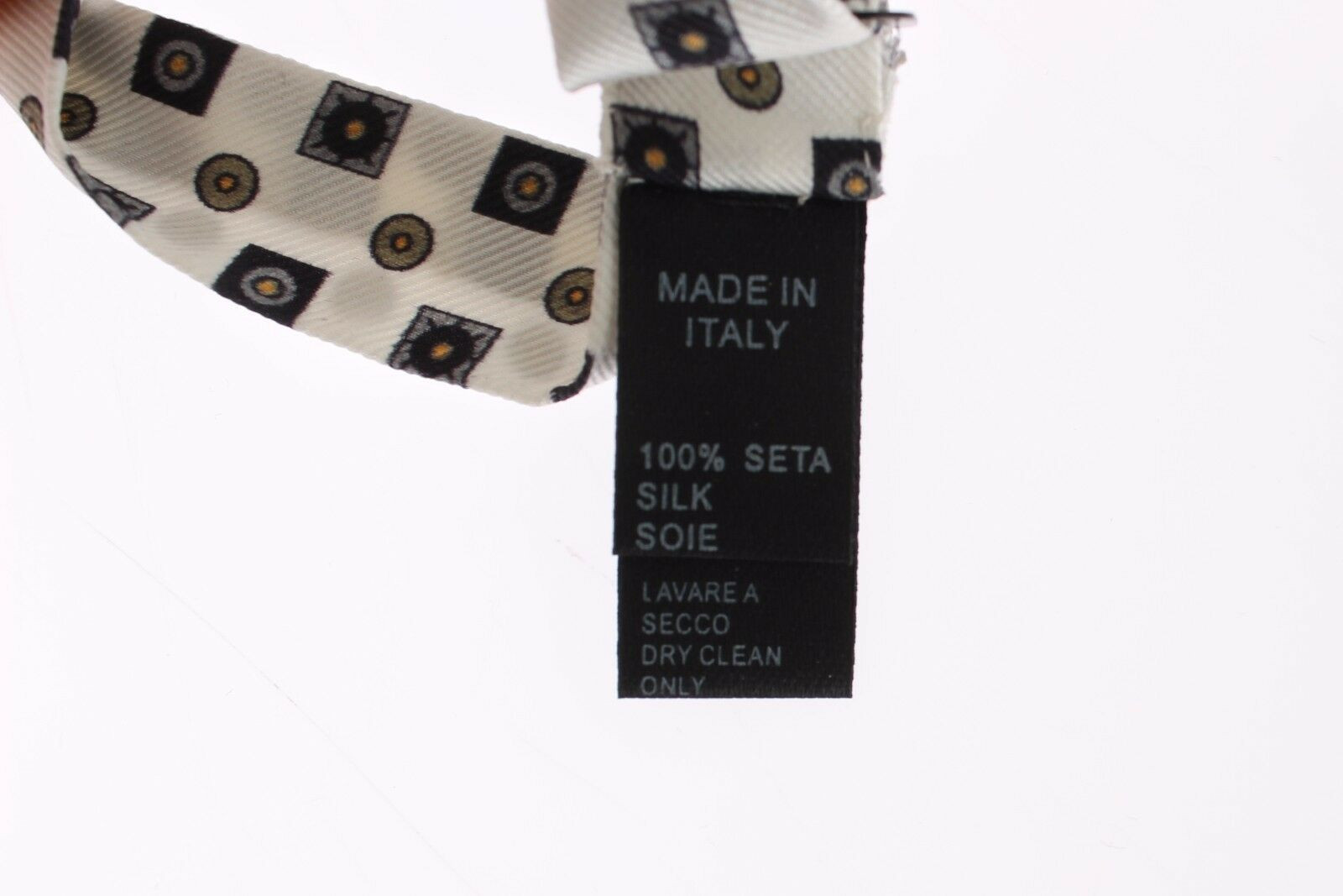 Dolce & Gabbana charmli teri kamar va ipak galstuk to'plami