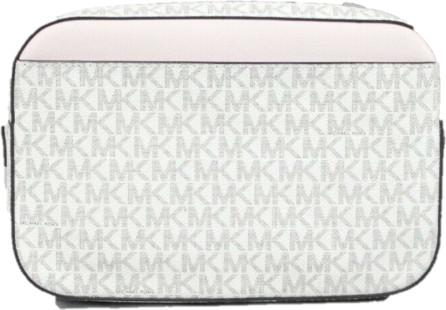 Crossbody Bag Michael Kors Jet Set Item Large East West Signature Leather Zip Chain