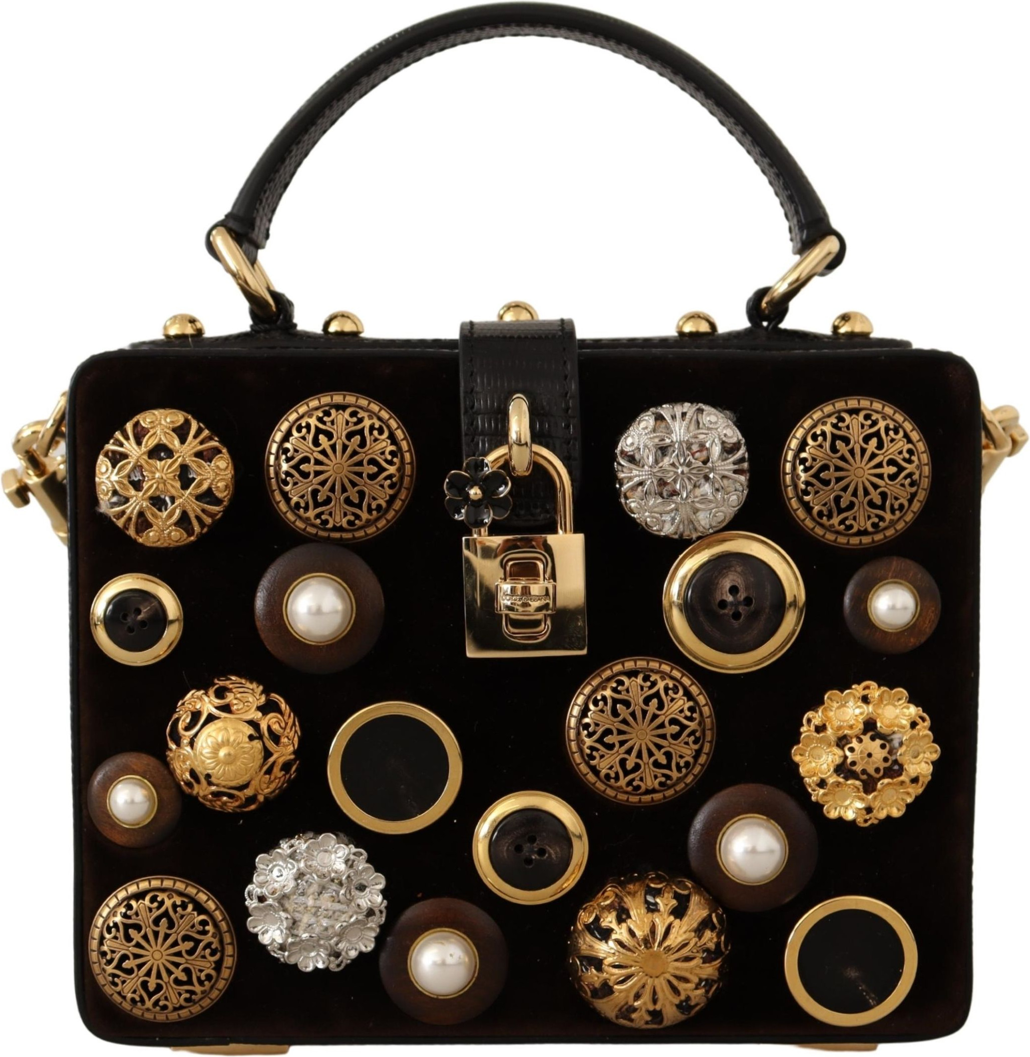 Сумка-коробка Dolce & Gabbana Enchanted Velvet