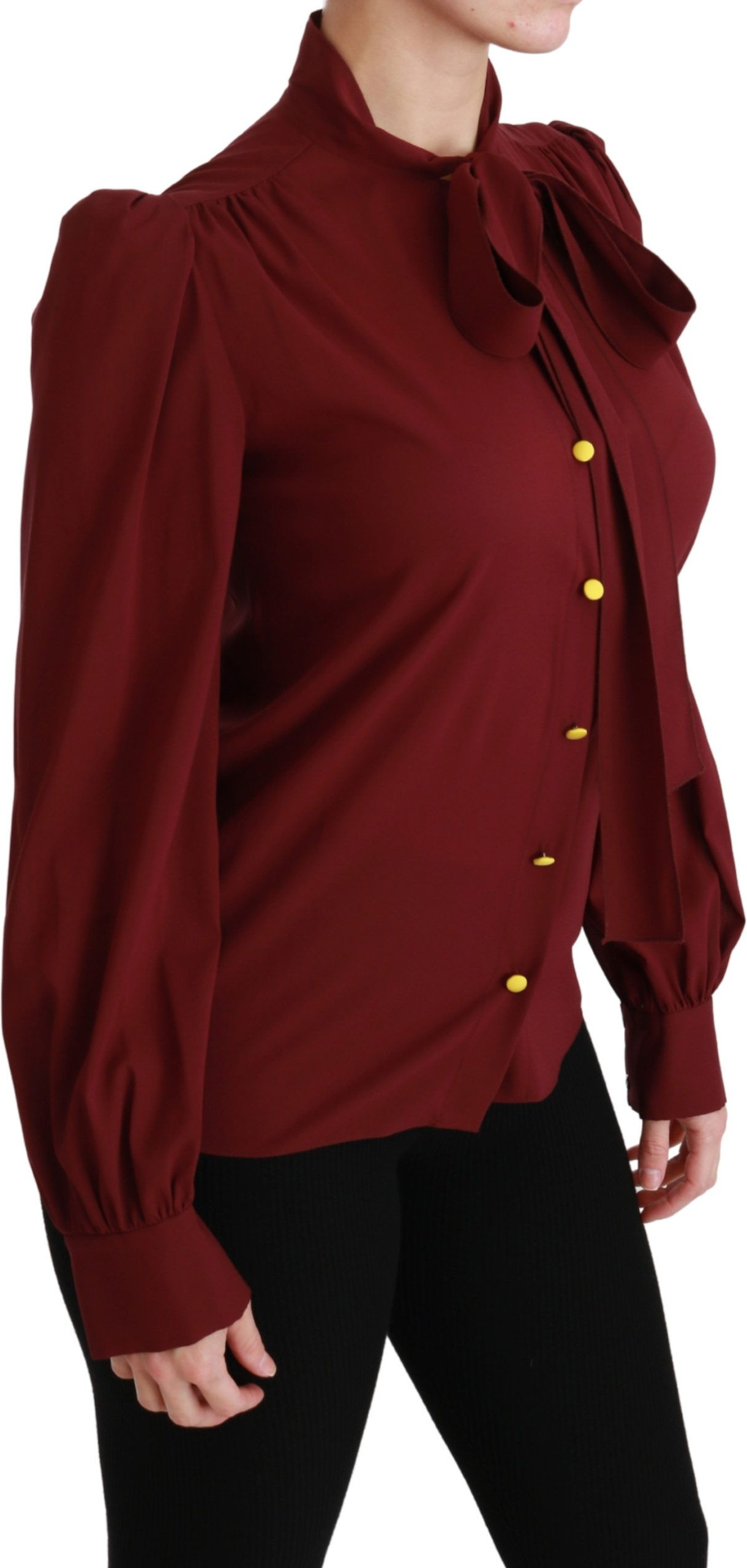 Blouse Dolce & Gabbana Scarf neck Polo Blouse