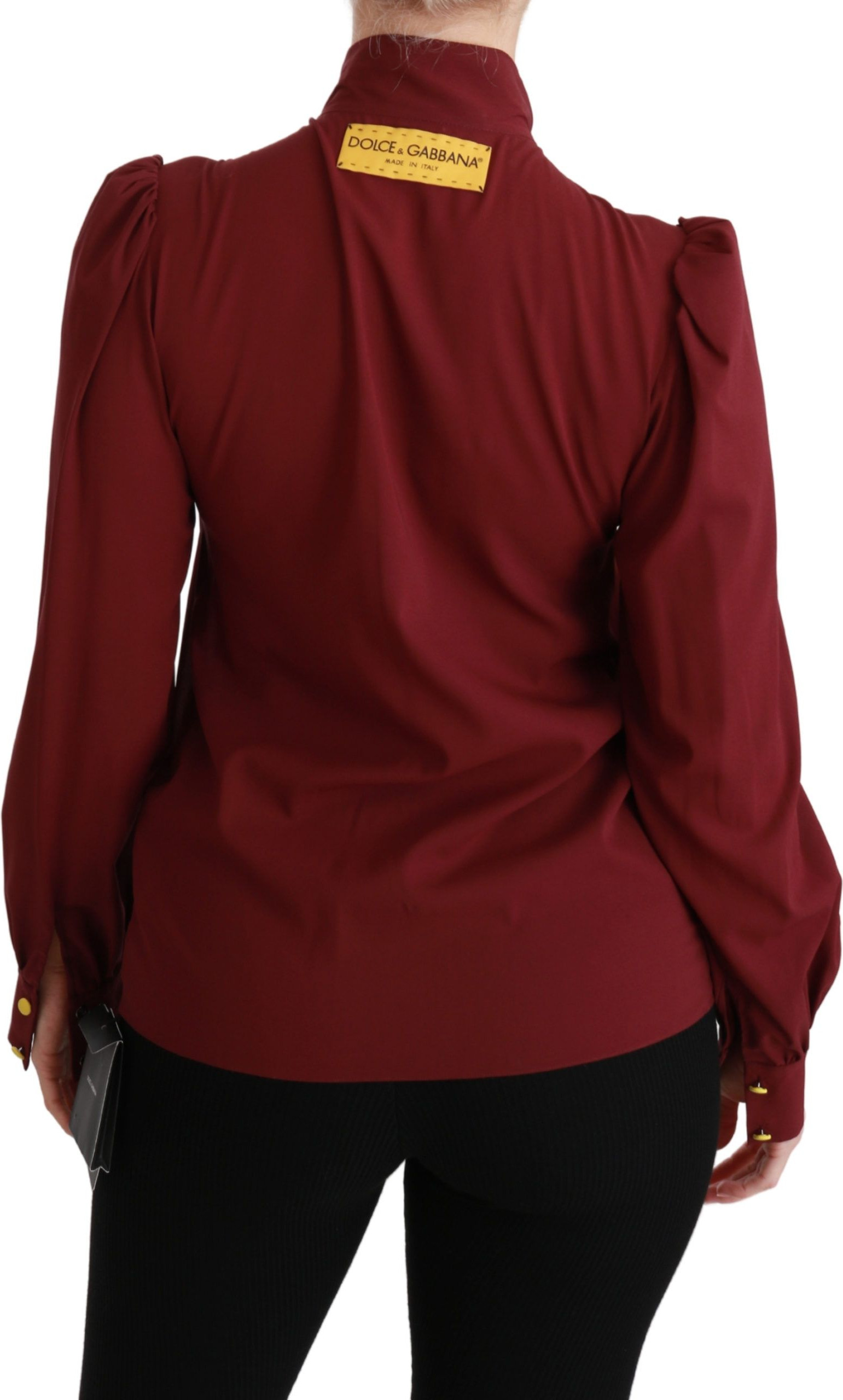 Blouse Dolce & Gabbana Scarf neck Polo Blouse