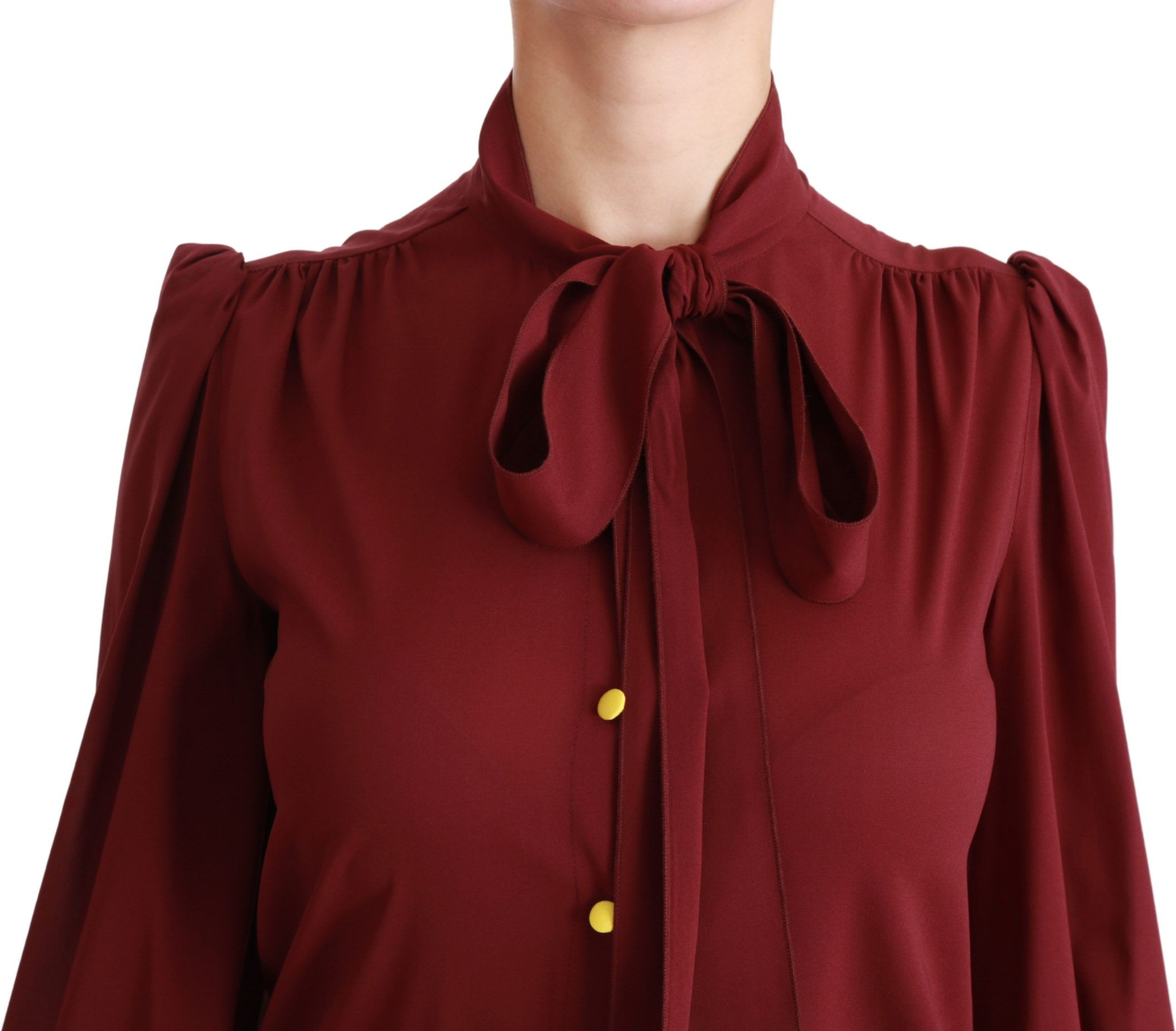 Blouse Dolce & Gabbana Scarf neck Polo Blouse
