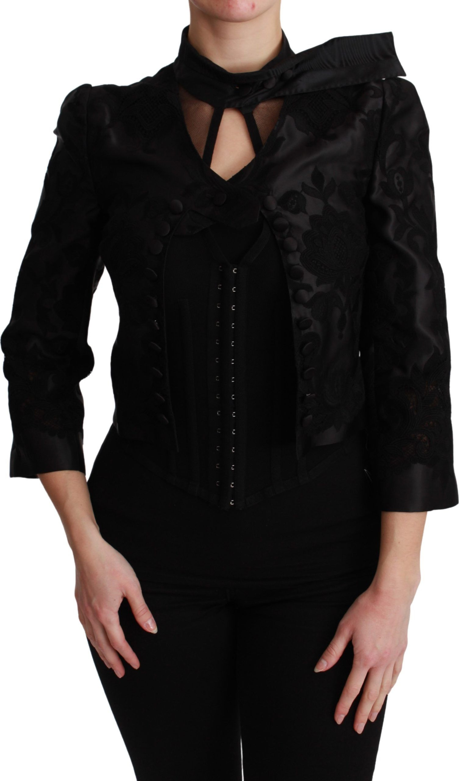Jacket Dolce & Gabbana Qora Gulluvor Jaket