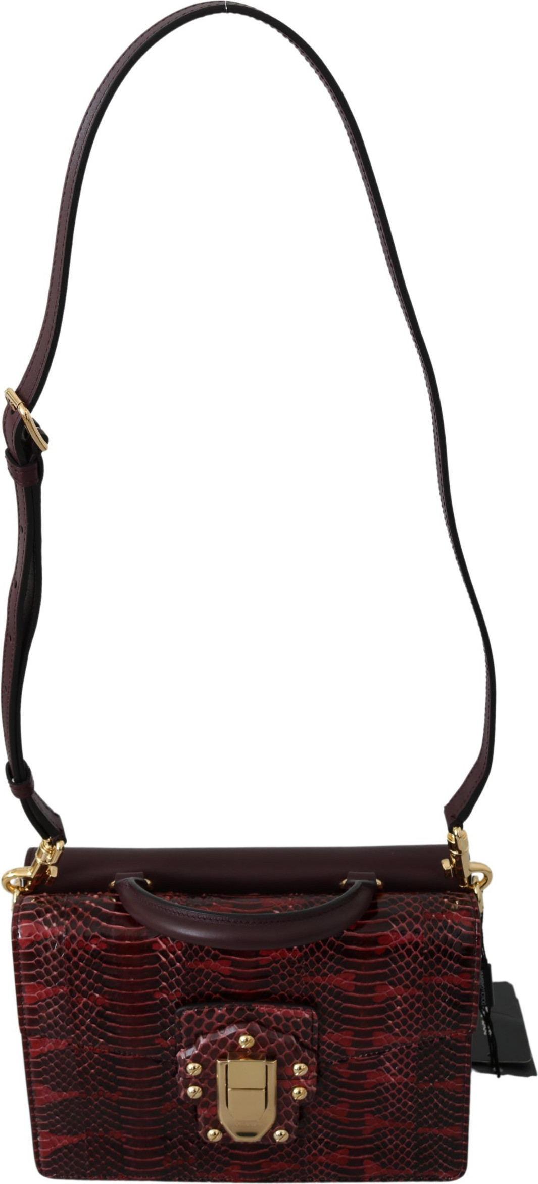 Sumka Dolce & Gabbana Elegant Bordeaux Zahar Angwe Qoplamali Sumka