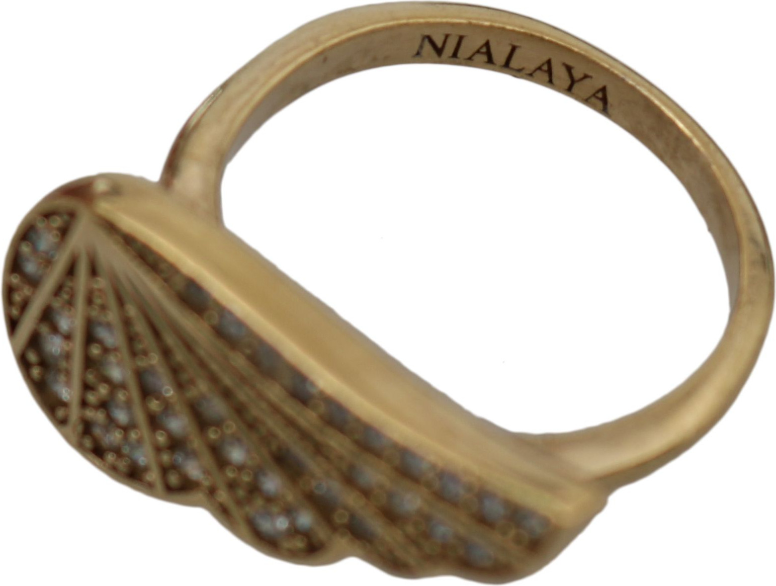 Nialaya Jewelry Oltin Qanotli Uzuk Dovdirachalar