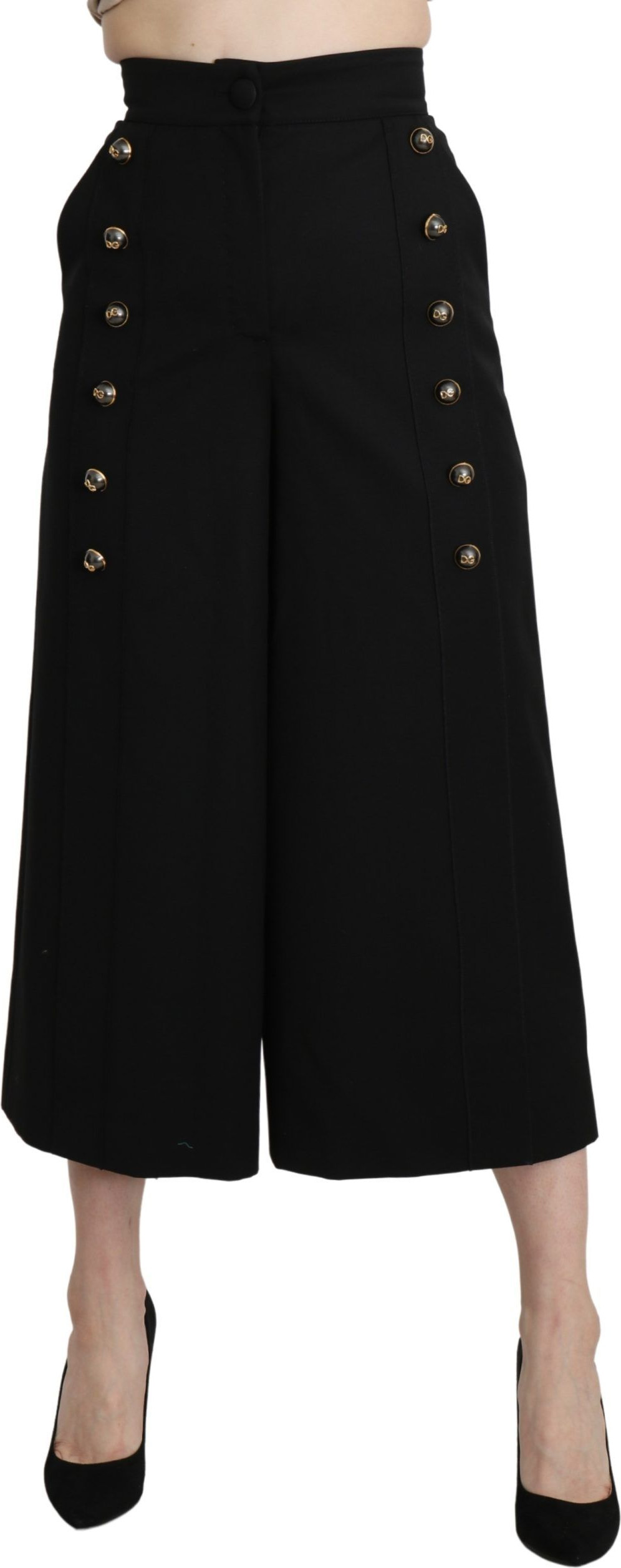 Dolce & Gabbana Shim Keng Kiyim - Qora Keng Jun Mato Mato Shim