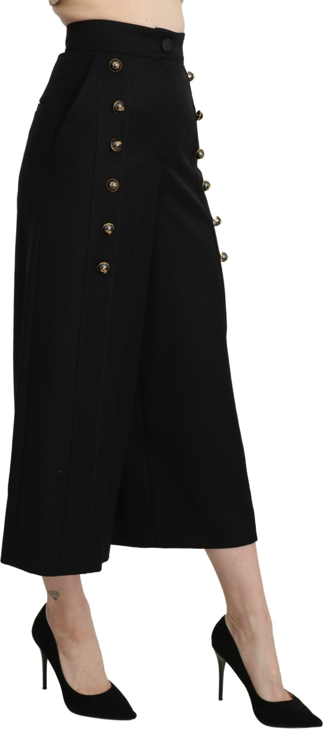 Dolce & Gabbana Shim Keng Kiyim - Qora Keng Jun Mato Mato Shim