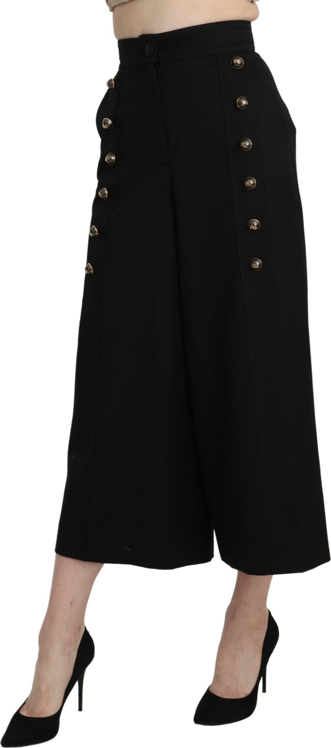 Dolce & Gabbana Shim Keng Kiyim - Qora Keng Jun Mato Mato Shim