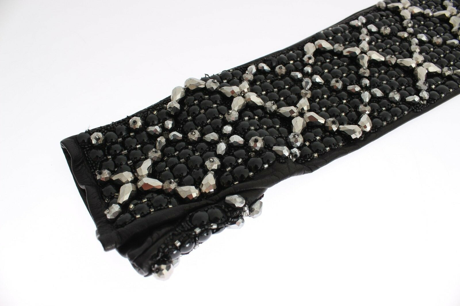 Dolce & Gabbana Elegantly Crystal Manikyurli Eldivenlar