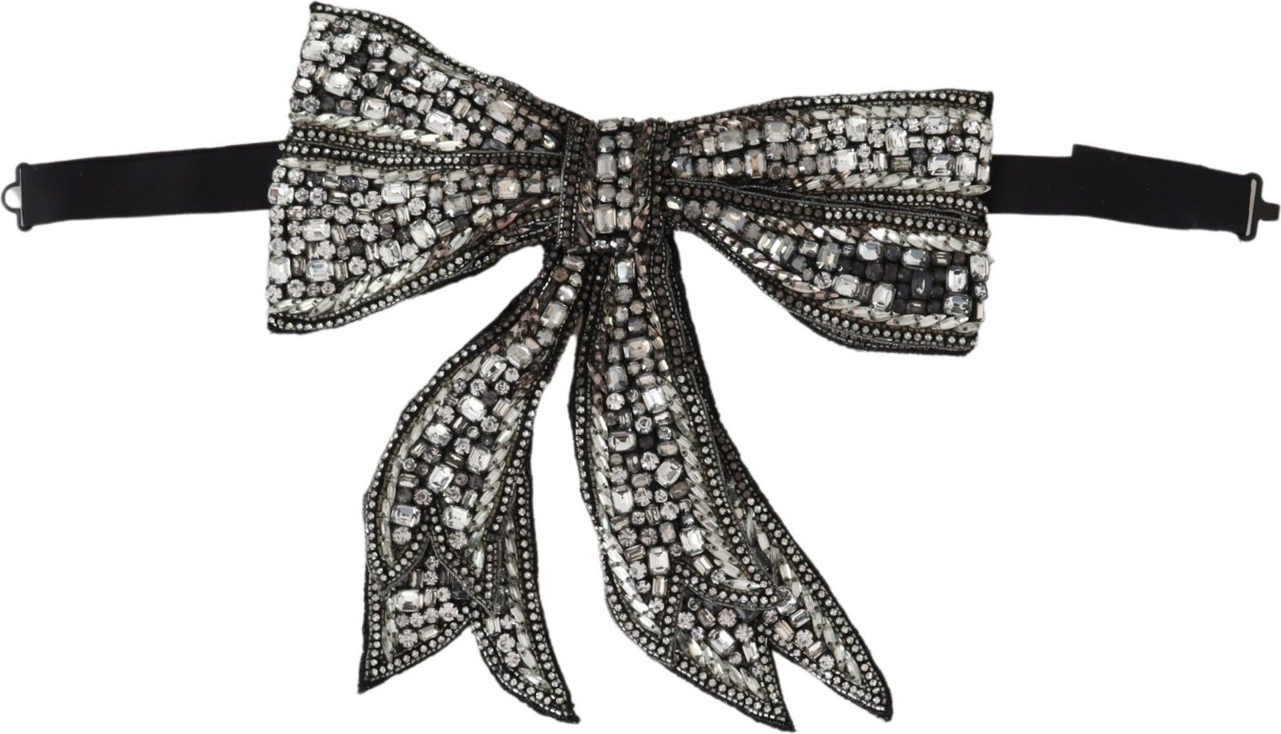 Dolce & Gabbana Crystal-Embellished ipak Boyunbog'i
