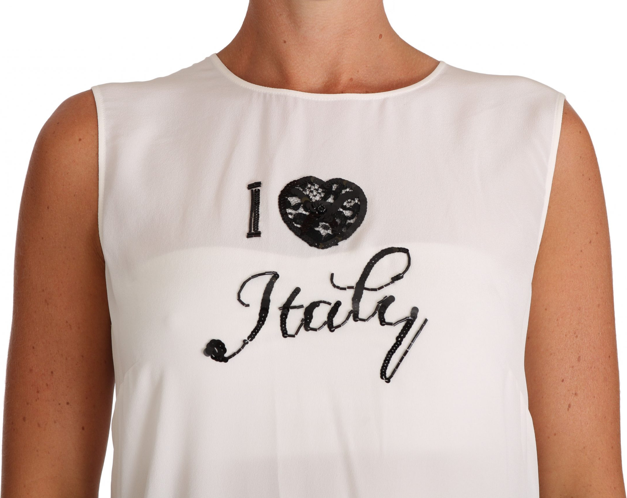 Cami T-shirt Dolce & Gabbana I LOVE ITALY