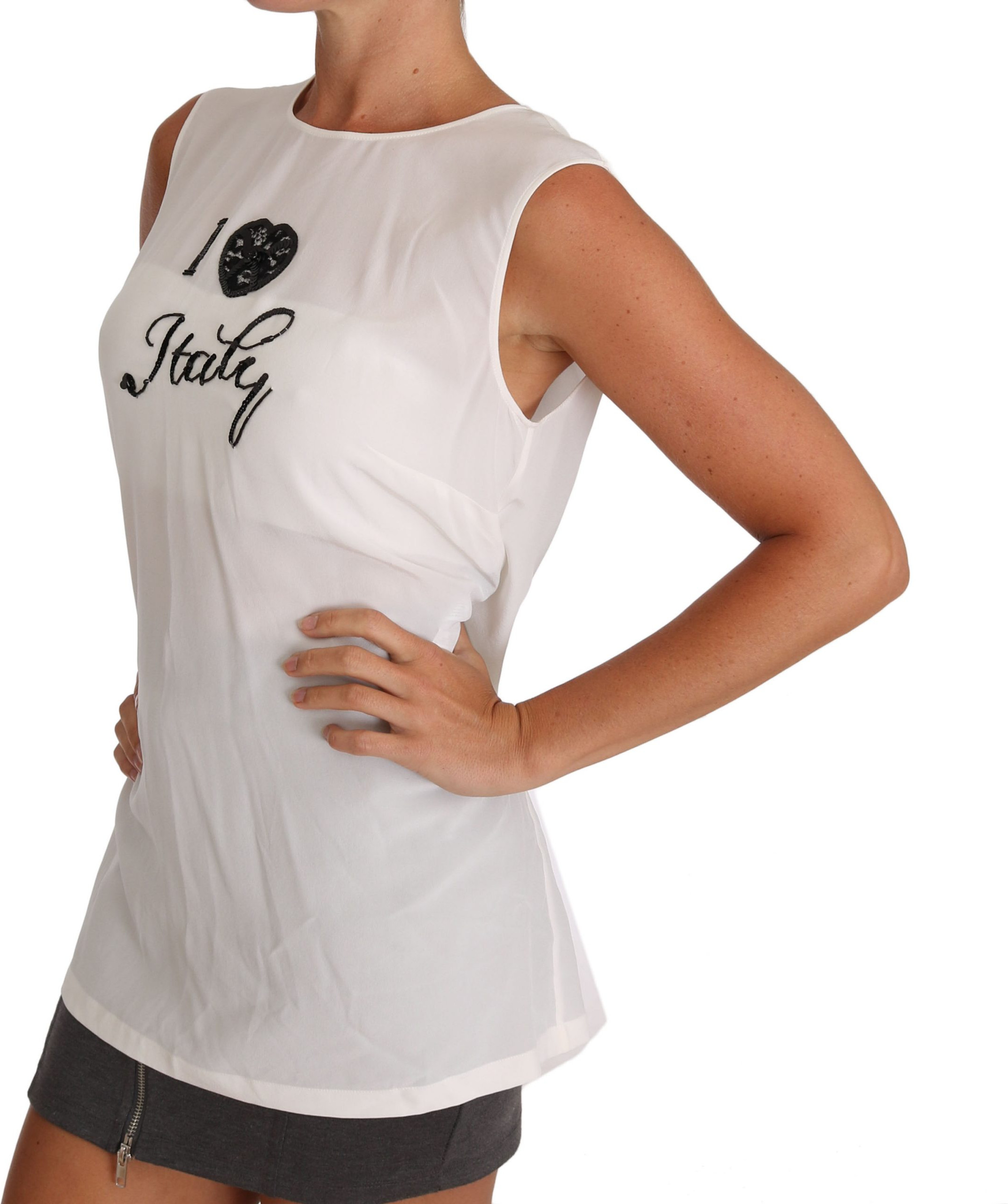 Cami T-shirt Dolce & Gabbana I LOVE ITALY