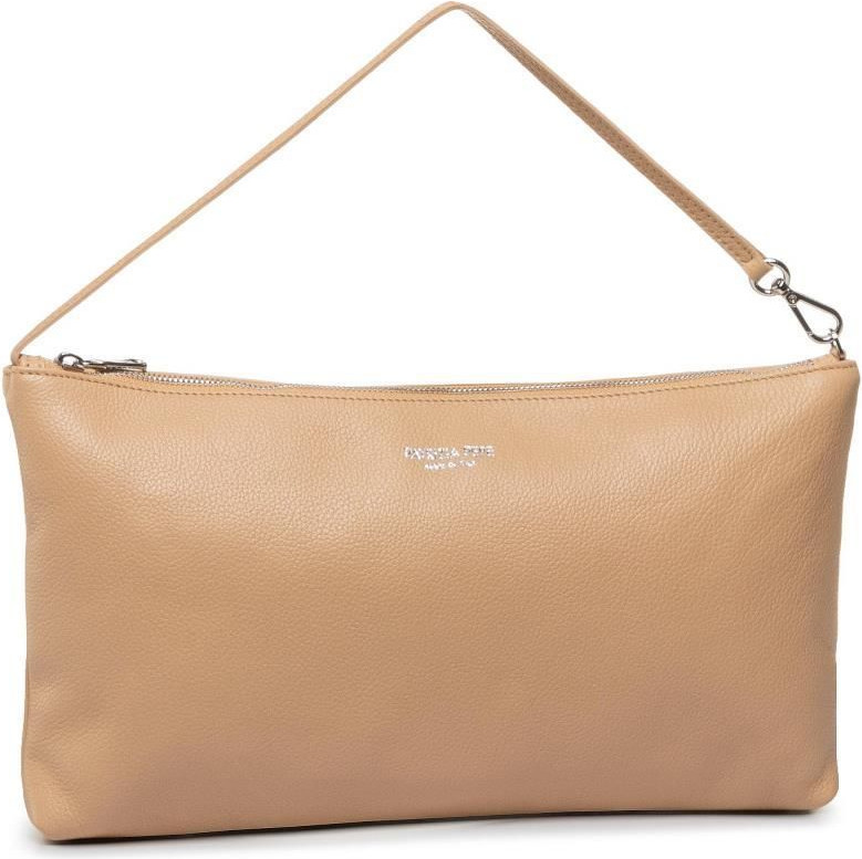 Shopping Bag Patrizia Pepe Elegant Beige Leather Shopping Bag with Pochette