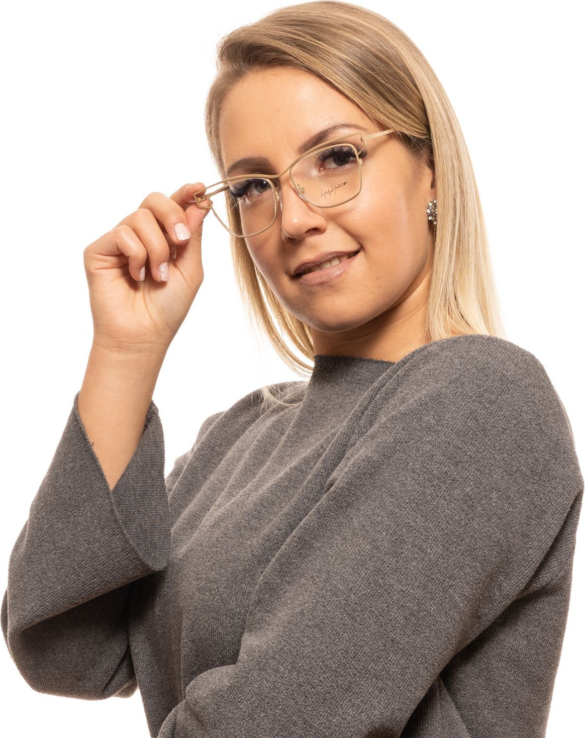 Photo frames Yohji Yamamoto Gold Titanium Glasses