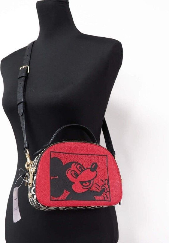 Сумка-саквояж Coach Mickey Mouse X Keith Haring