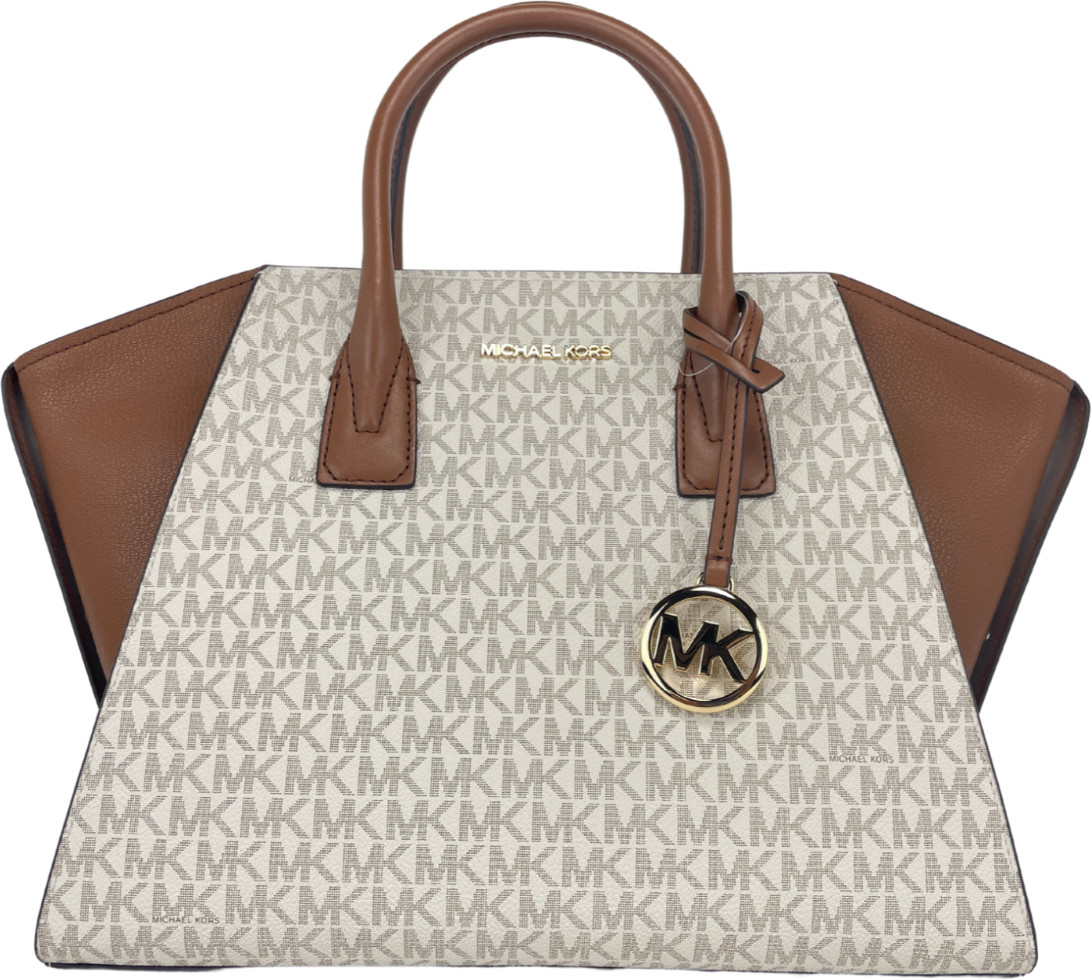 Michael Kors Avril Kattalashtirilgan Imzoli Yuqori Fermuarli Sumka Xaltasi