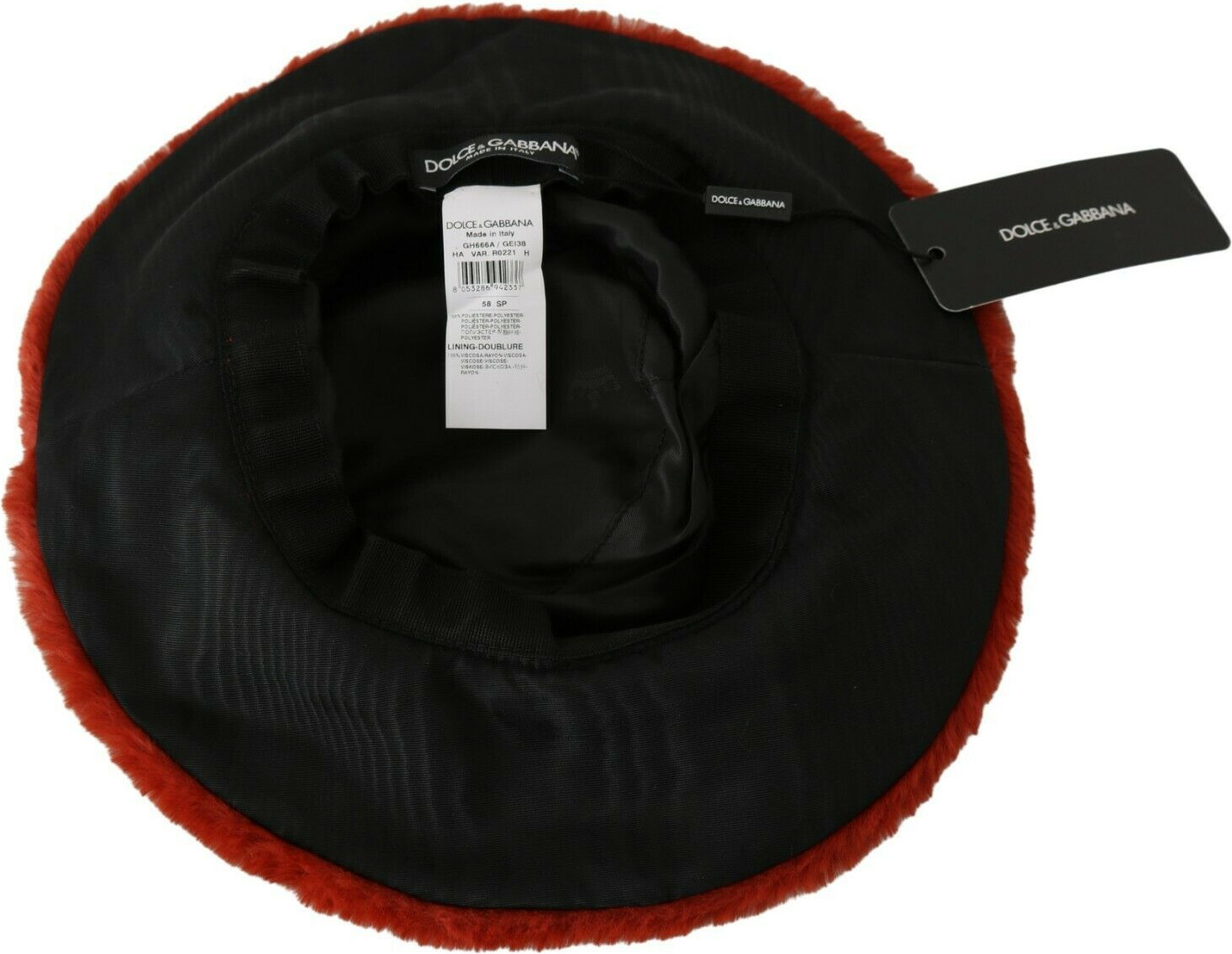 Bucket Cap Dolce & Gabbana Elegant Red