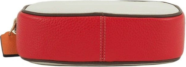 Сумка через плечо Coach Jamie Mini с логотипом «Радуга» из кожи, модель Camera Crossbody Bag