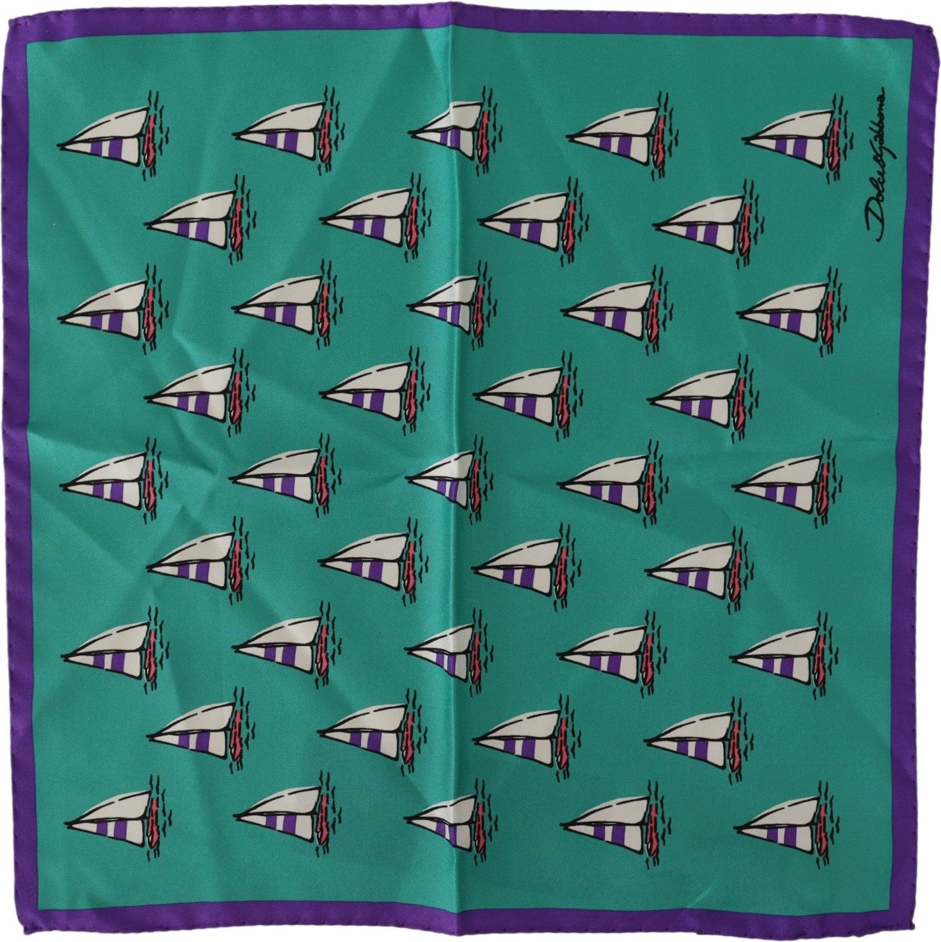 Handkerchief Dolce & Gabbana Elegant Silk Sailboat