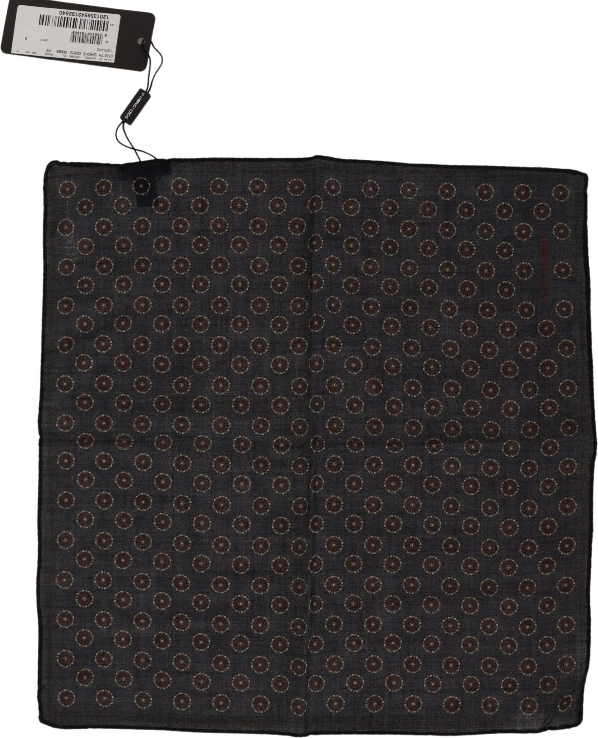 Dolce & Gabbana Elegant Gray Wool Epsom Shibuya