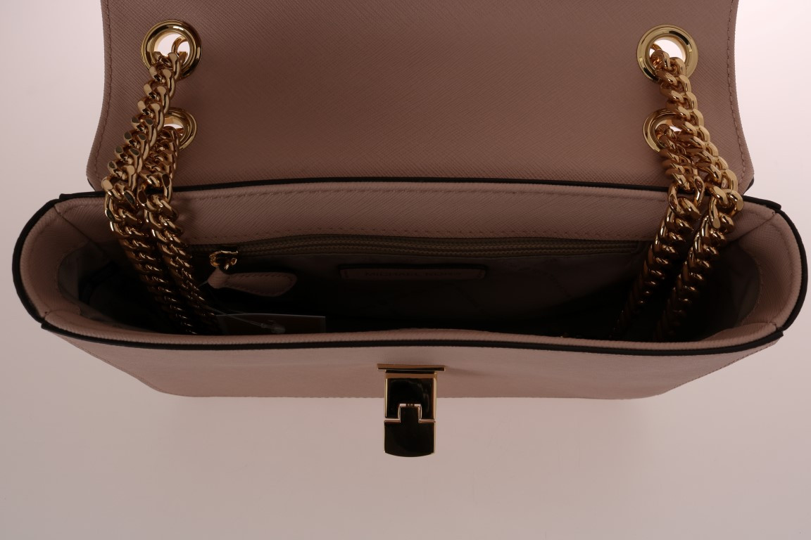 Сумка через плечо Michael Kors Элегантная пудрово-розовая кожаная сумка через плечо