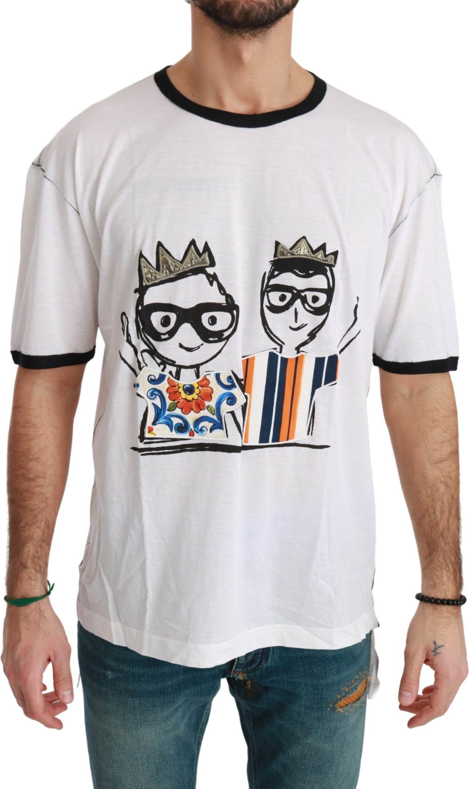 T-shirt Dolce & Gabbana White Men Print