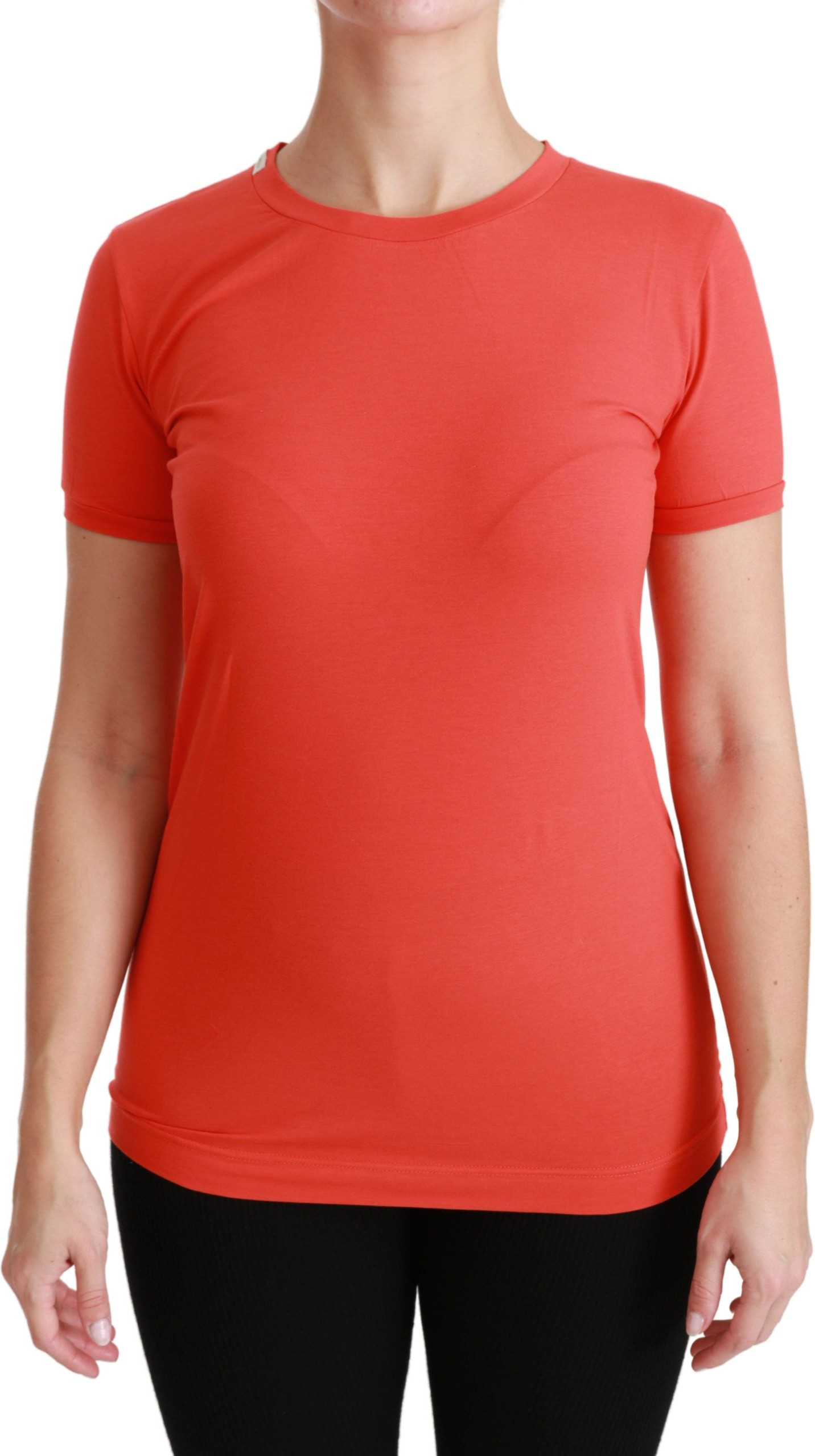 Dolce & Gabbana Crewneck Qisqa Yeng T-shirt