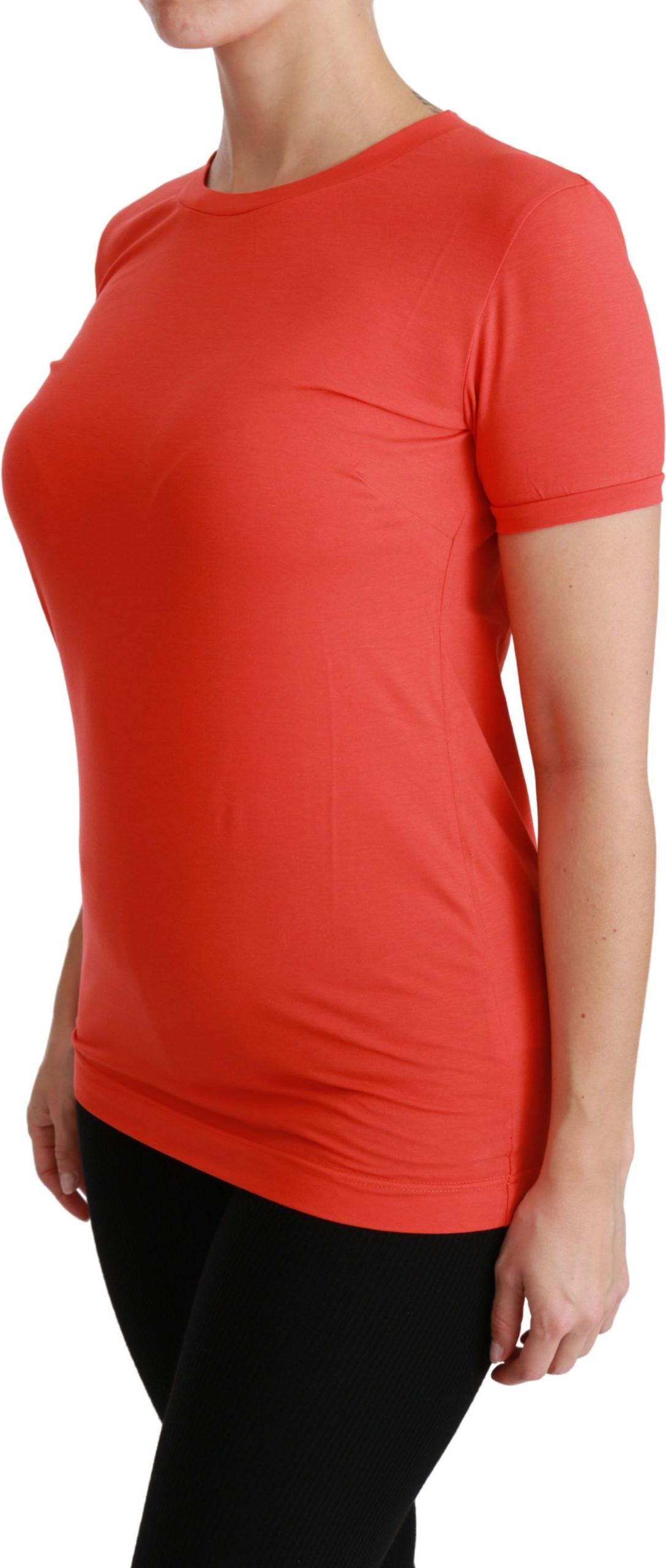 Dolce & Gabbana Crewneck Qisqa Yeng T-shirt