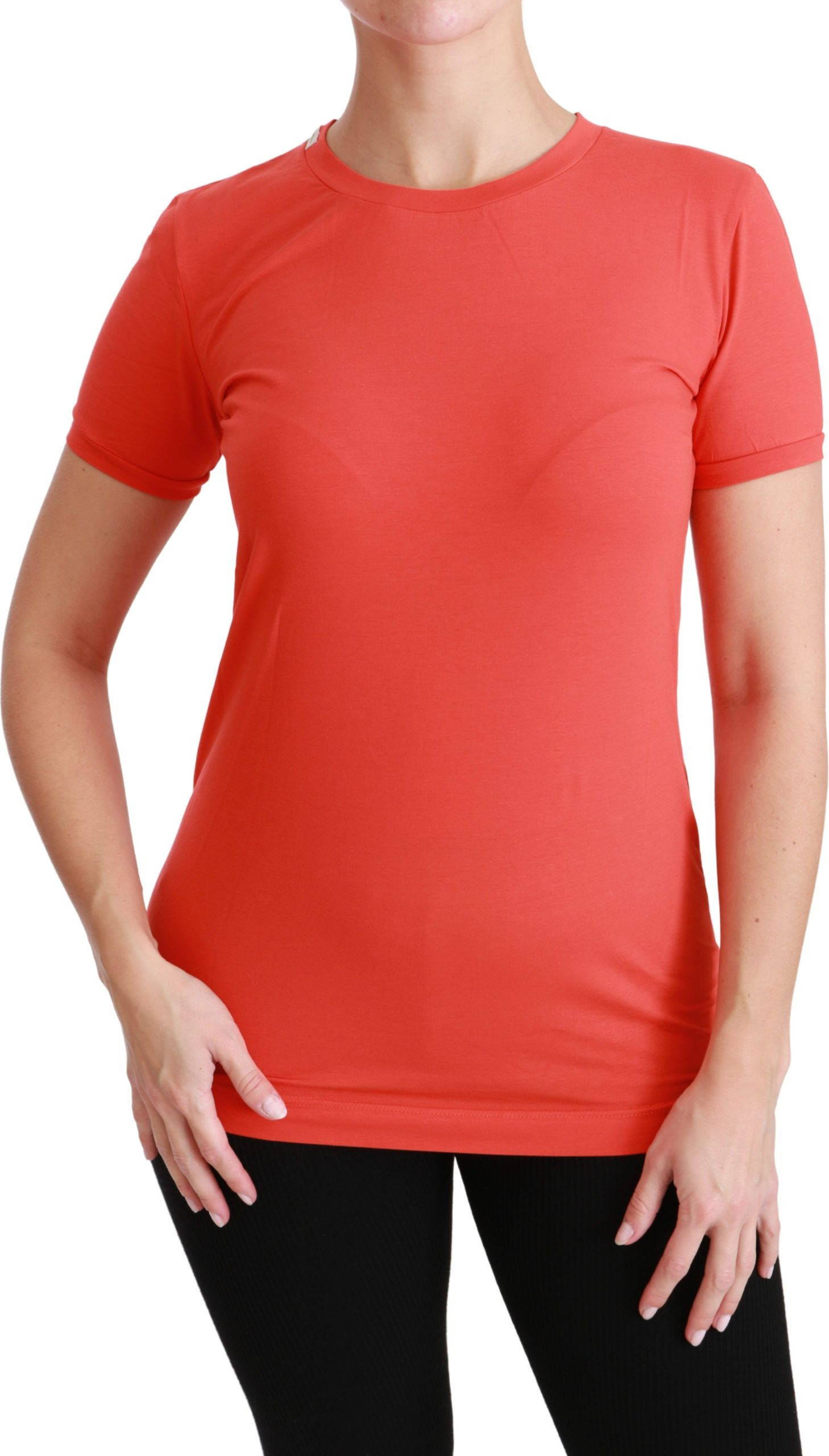 Dolce & Gabbana Crewneck Qisqa Yeng T-shirt